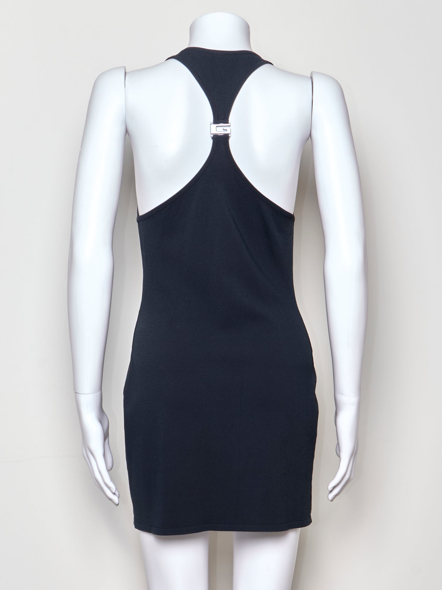 black trapeze mini dress Polley Faux Leather Benson Trapeze Mini Dress Black / XL by Sugarlips main image 0