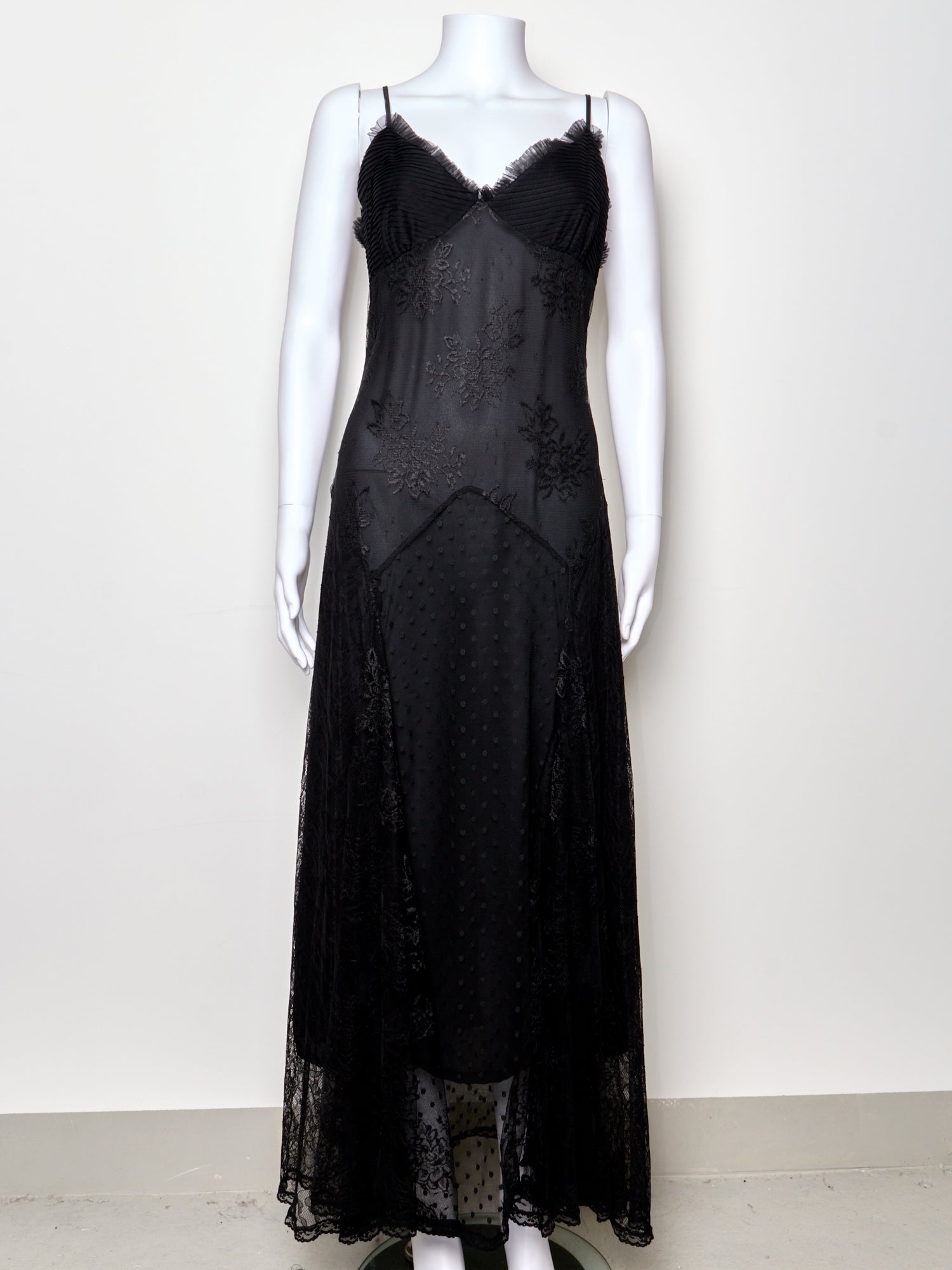 navy blue dress for baby girl 90s Black Long Dress: Asian Inspired Halter Gown main image 1
