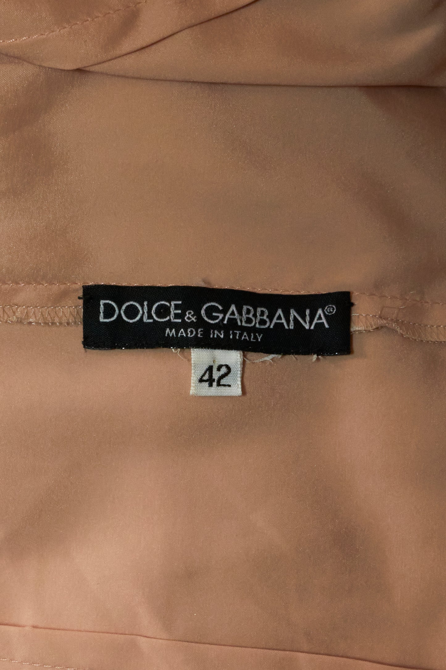 Dolce & Gabbana 2000s Pink Bow Midi Dress