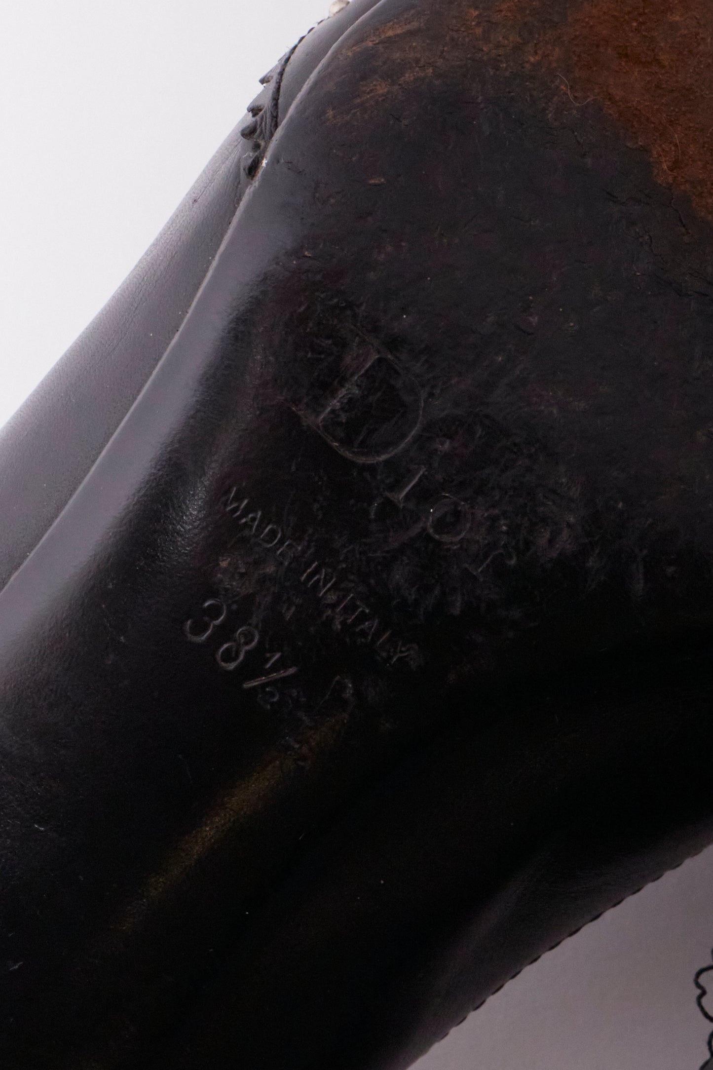 Christian Dior 2000s Black Leather Heels
