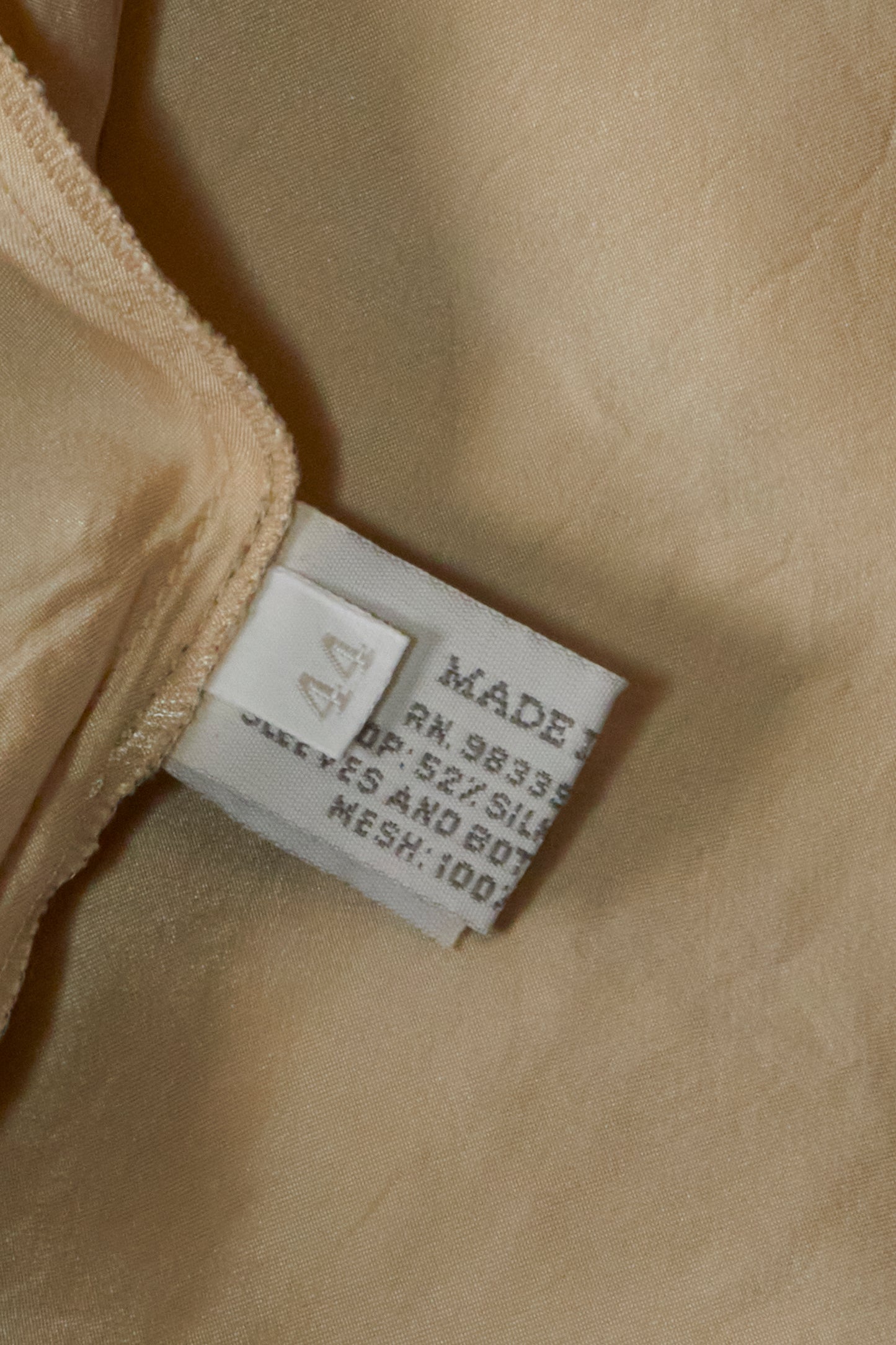 Miu Miu Fall 1999 Beige Silk Maxi Dress