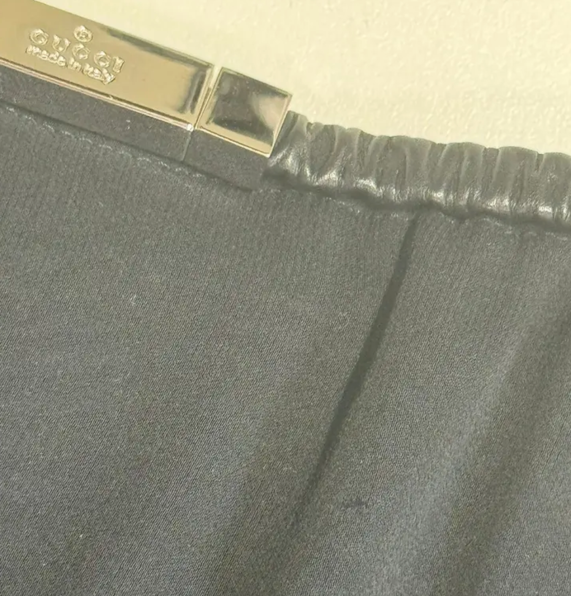 Gucci Spring 1999 Black Feather Skirt