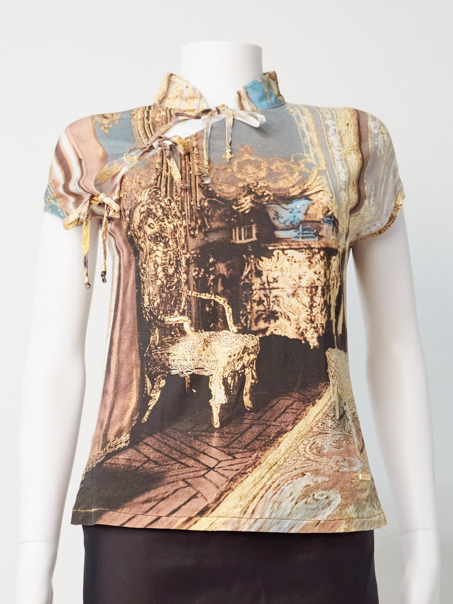 Spring 2003 Baroque Print Top