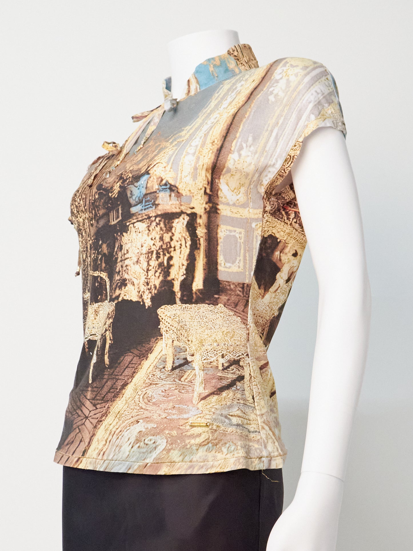 Spring 2003 Baroque Print Top