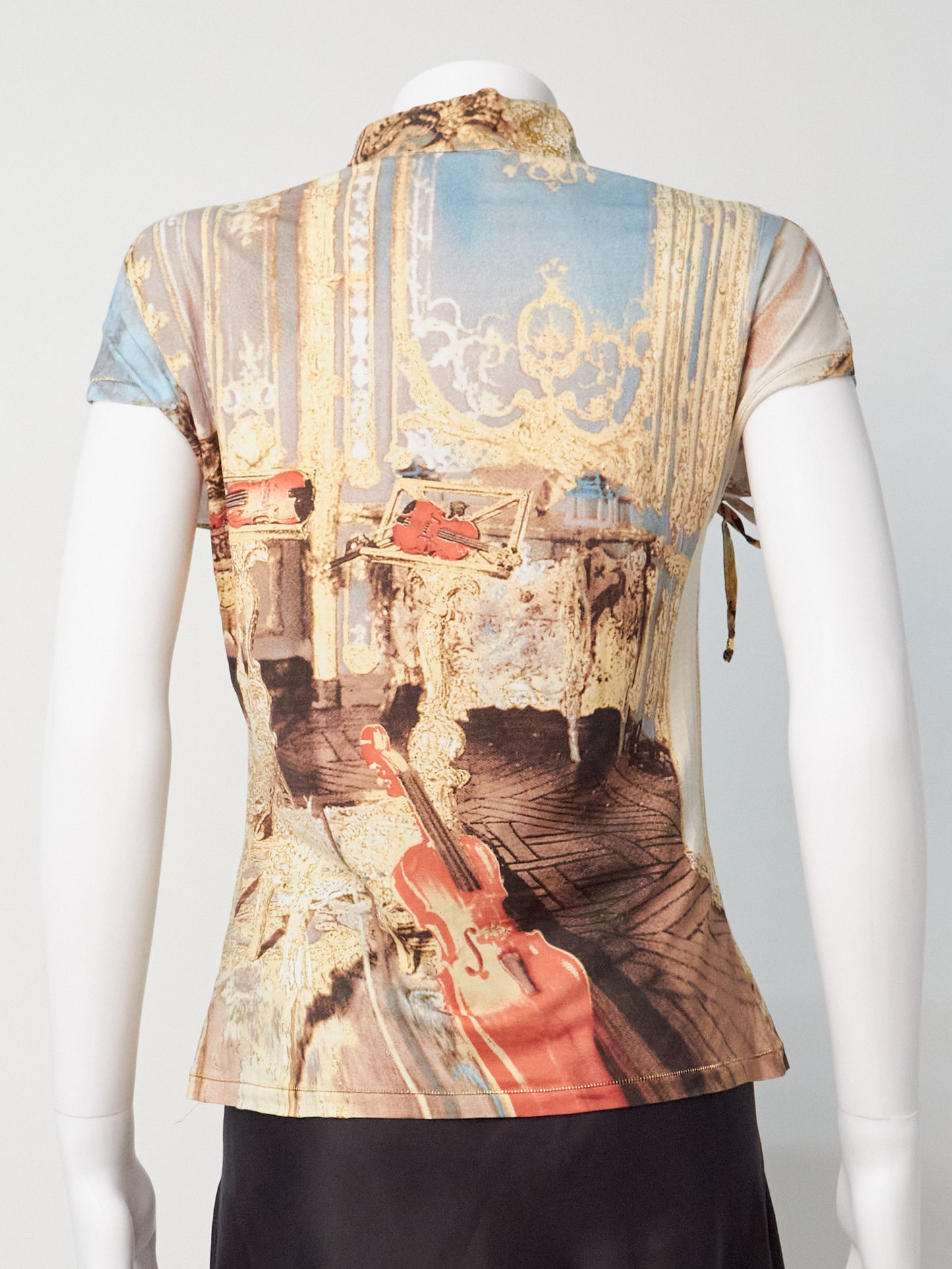 Spring 2003 Baroque Print Top