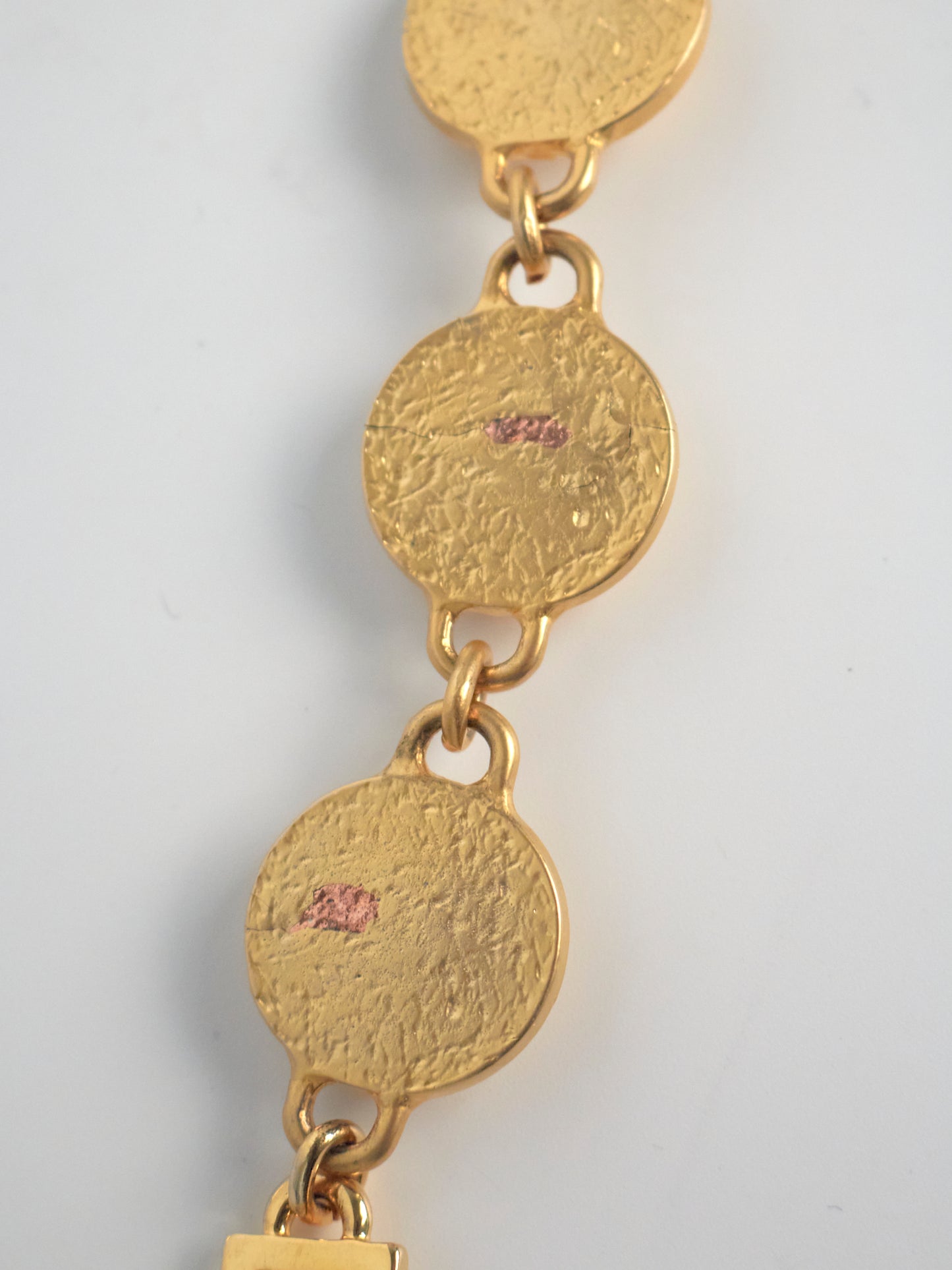 90s Gold Medusa Chain Belt