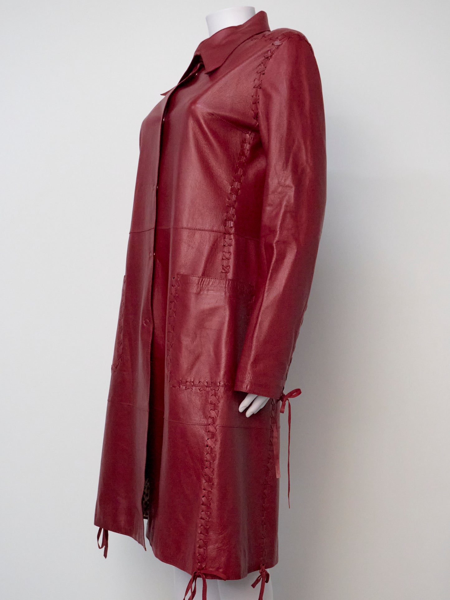 Fall 1997 Red Leather Coat