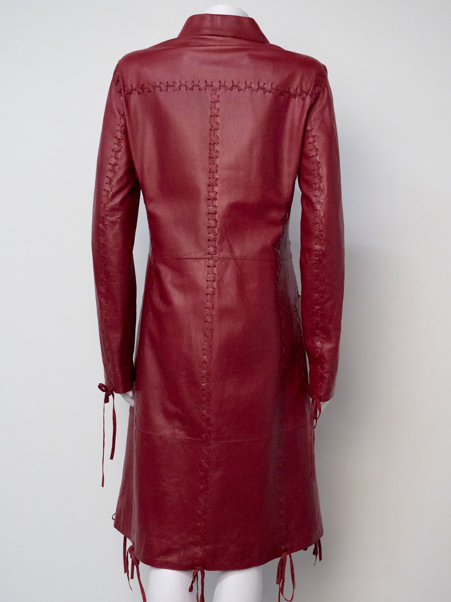 Fall 1997 Red Leather Coat