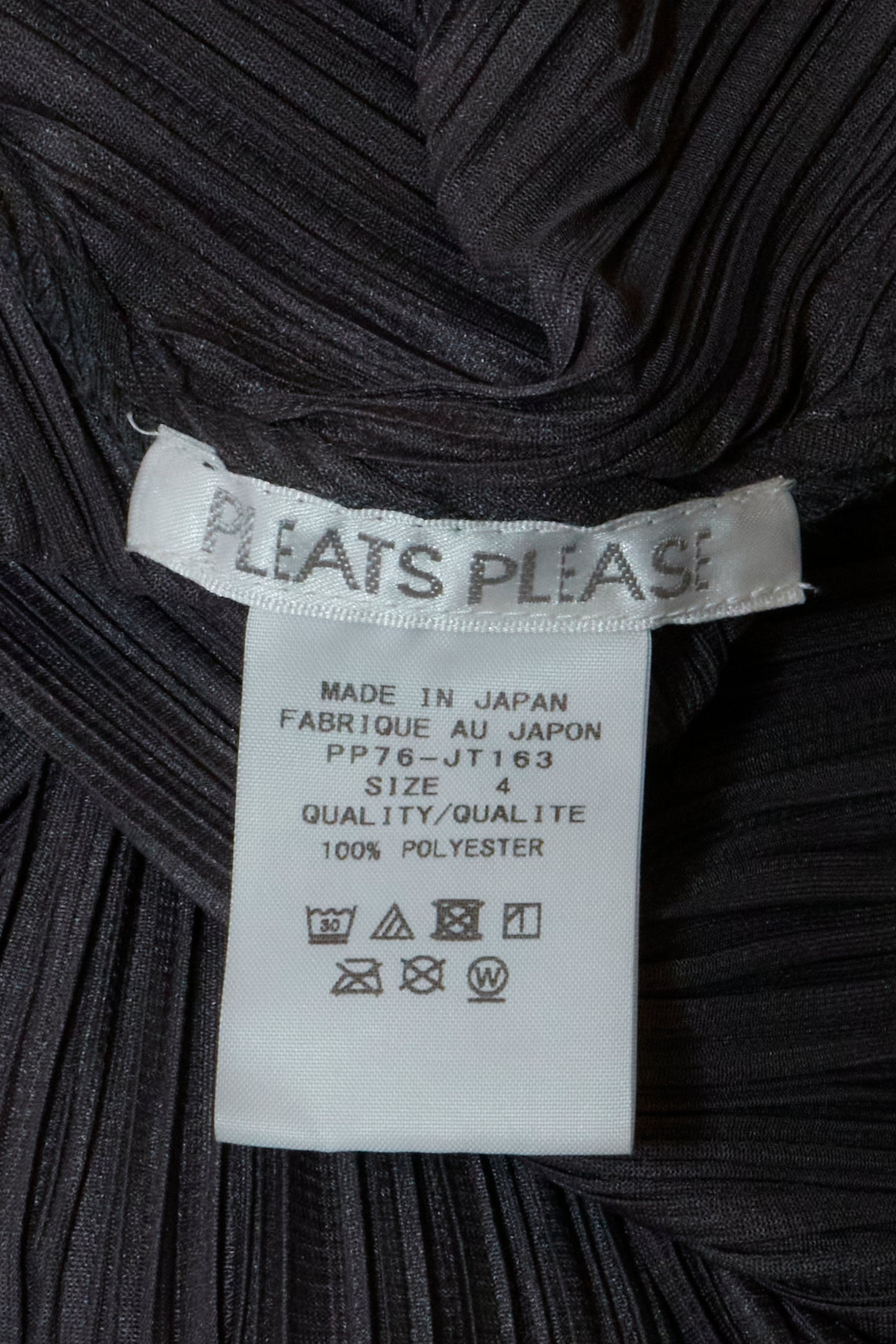 Issey Miyake Pleats Please Grey High Neck Mini Dress
