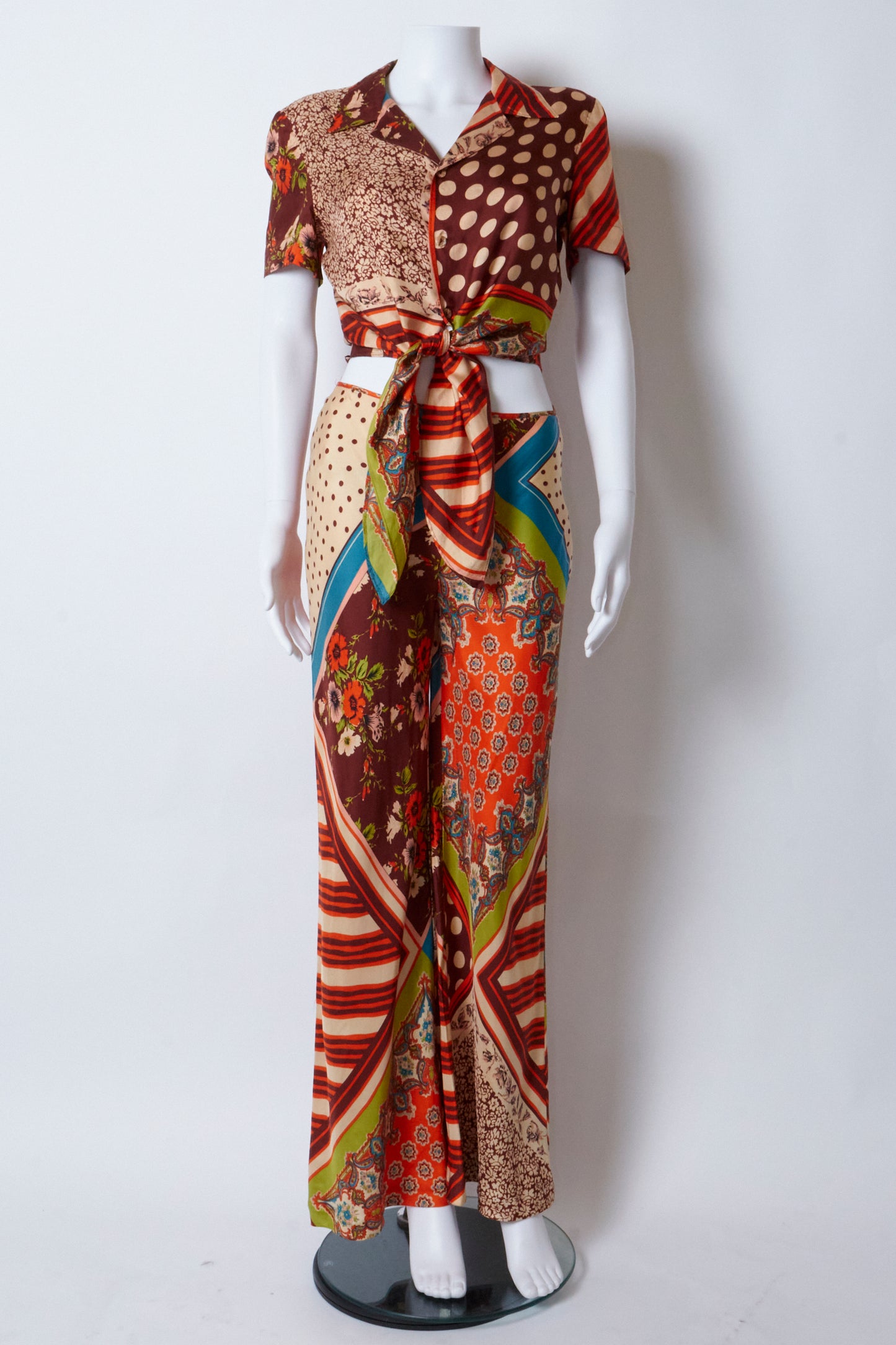 Jean Paul Gaultier 90s Top & Trousers Set