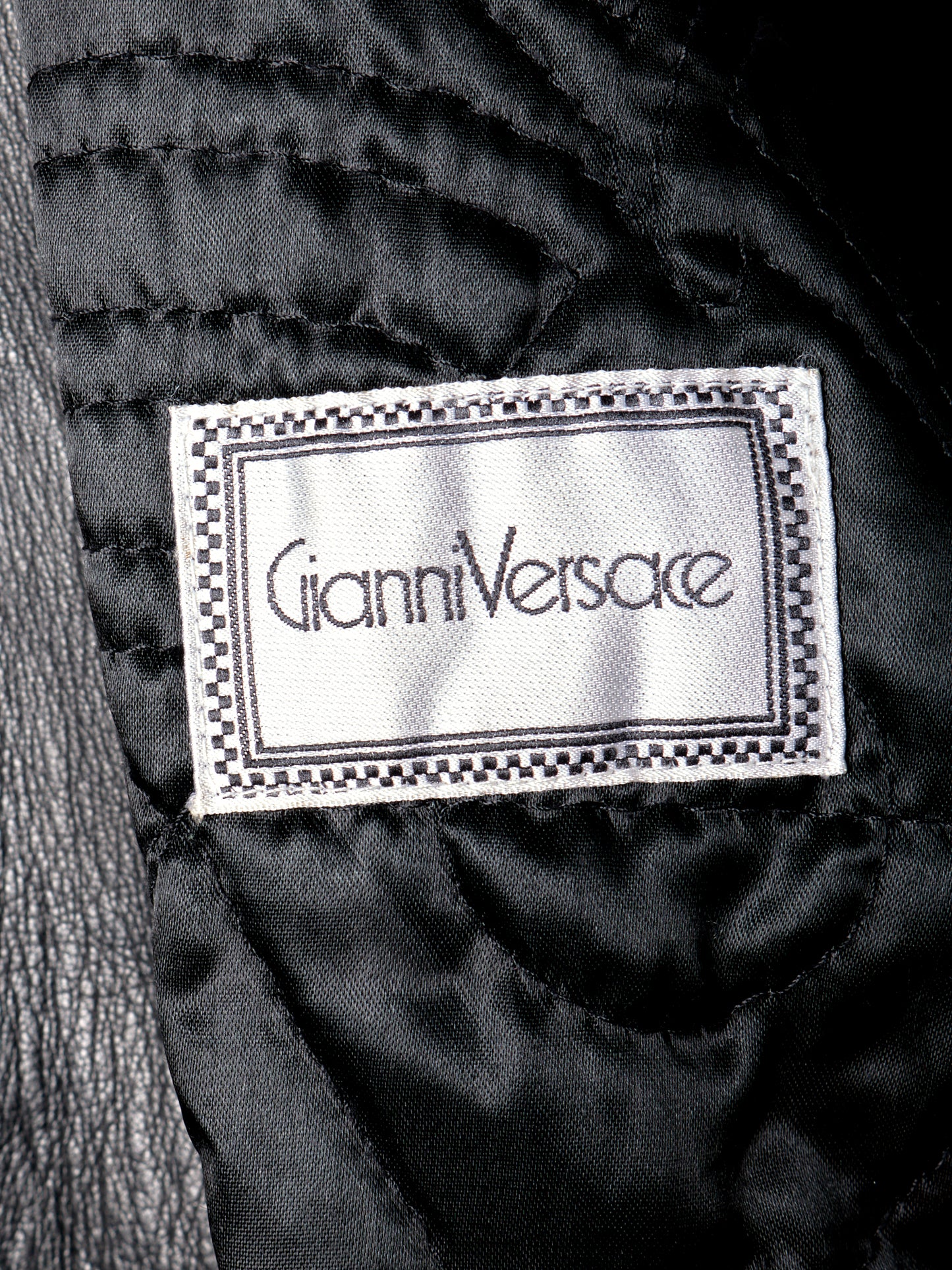 1991 Black Leather Feather Jacket
