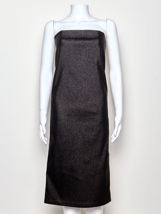Fall 1997 Black Glitter Strapless Dress