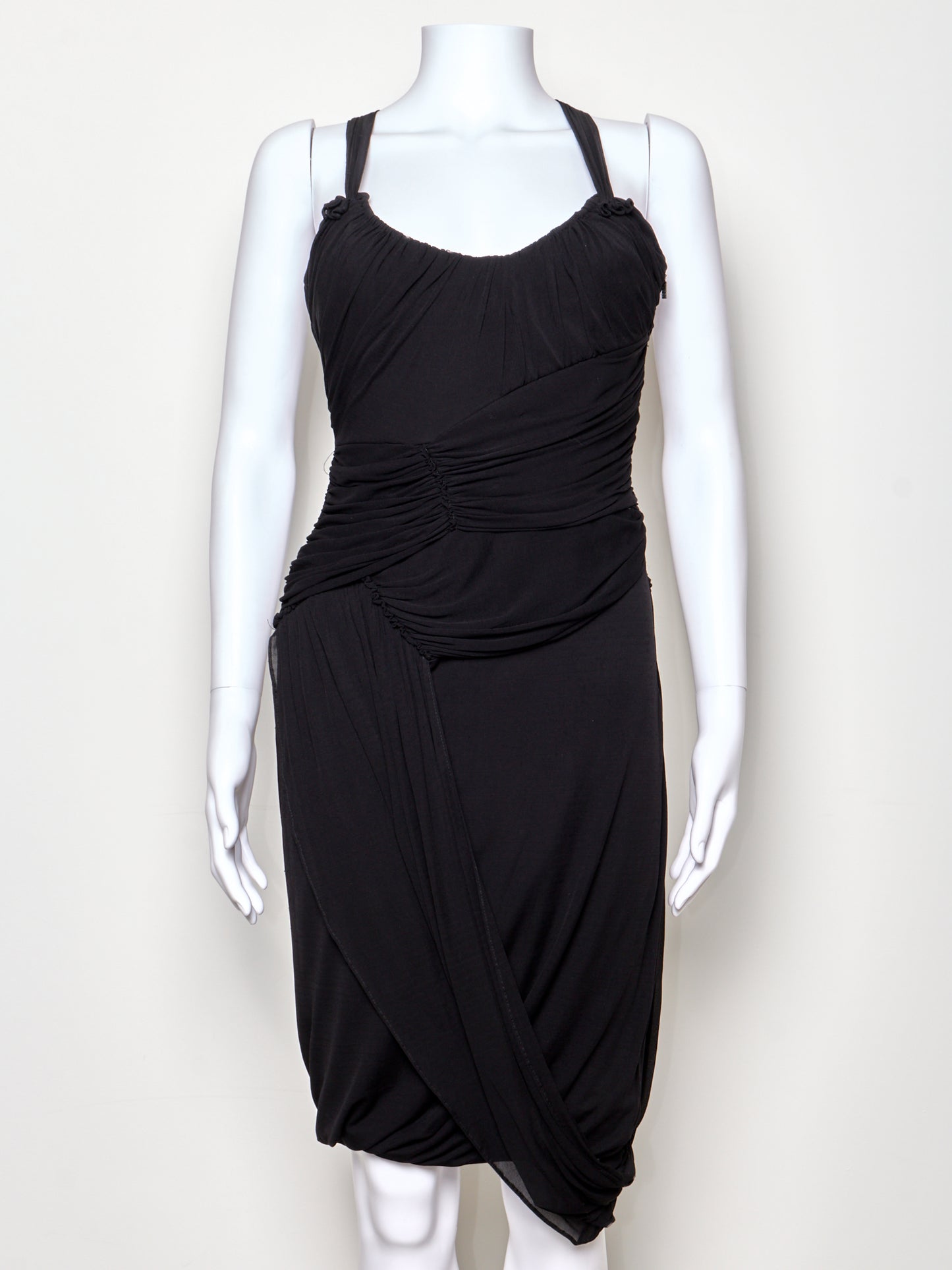 2002 Black Corset Mini Dress