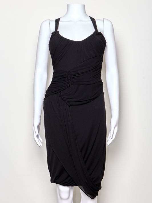 2002 Black Corset Mini Dress