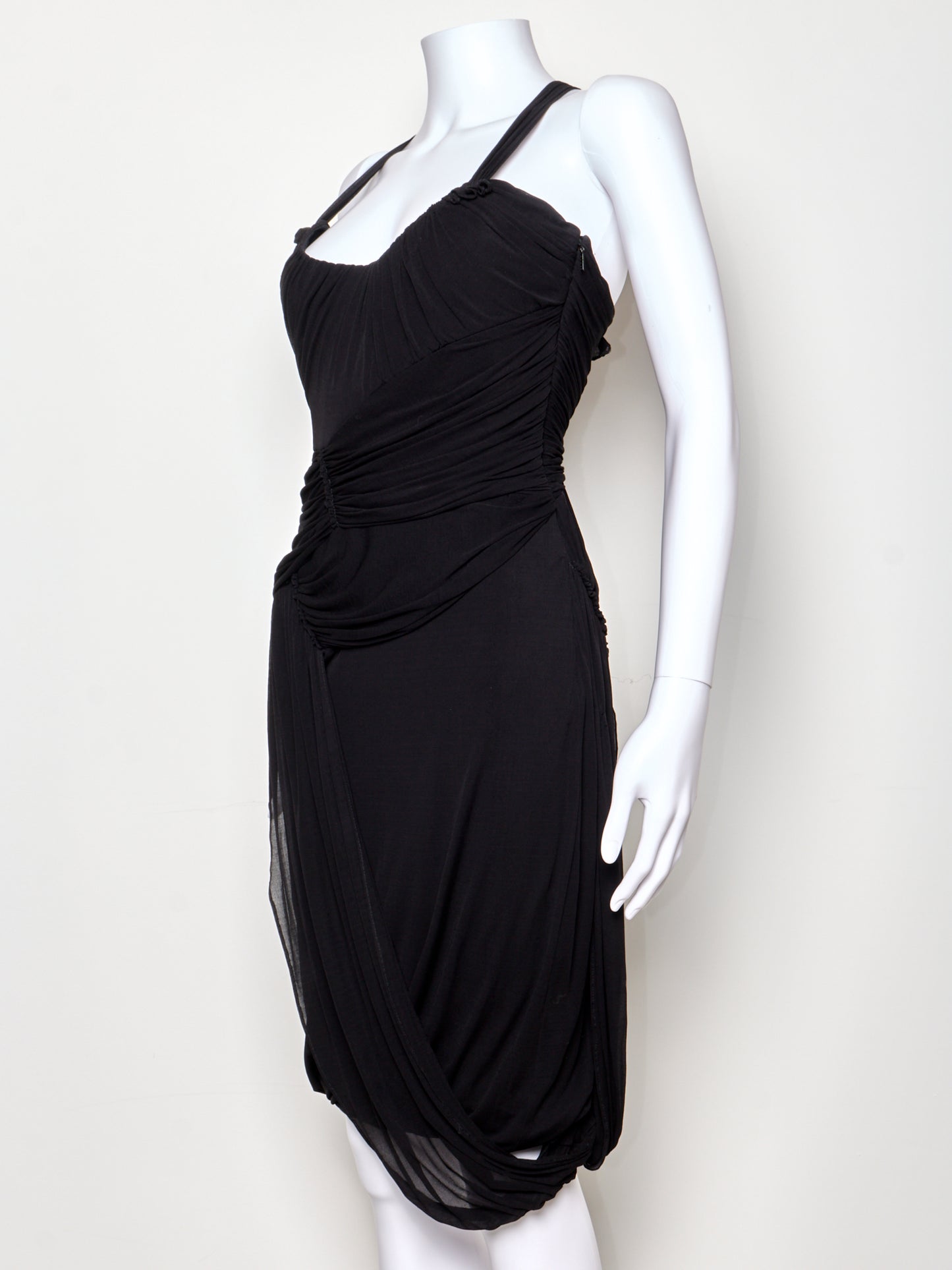 2002 Black Corset Mini Dress