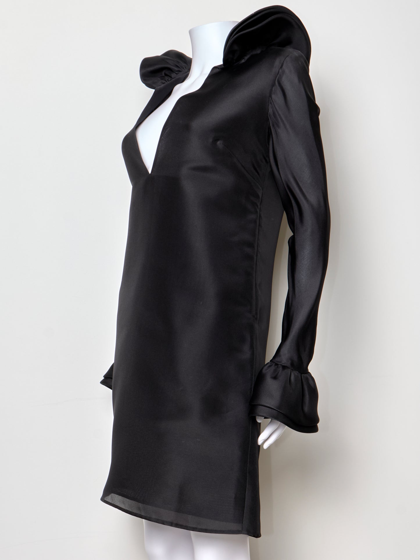 Fall 2000 Black Ruffle Dress