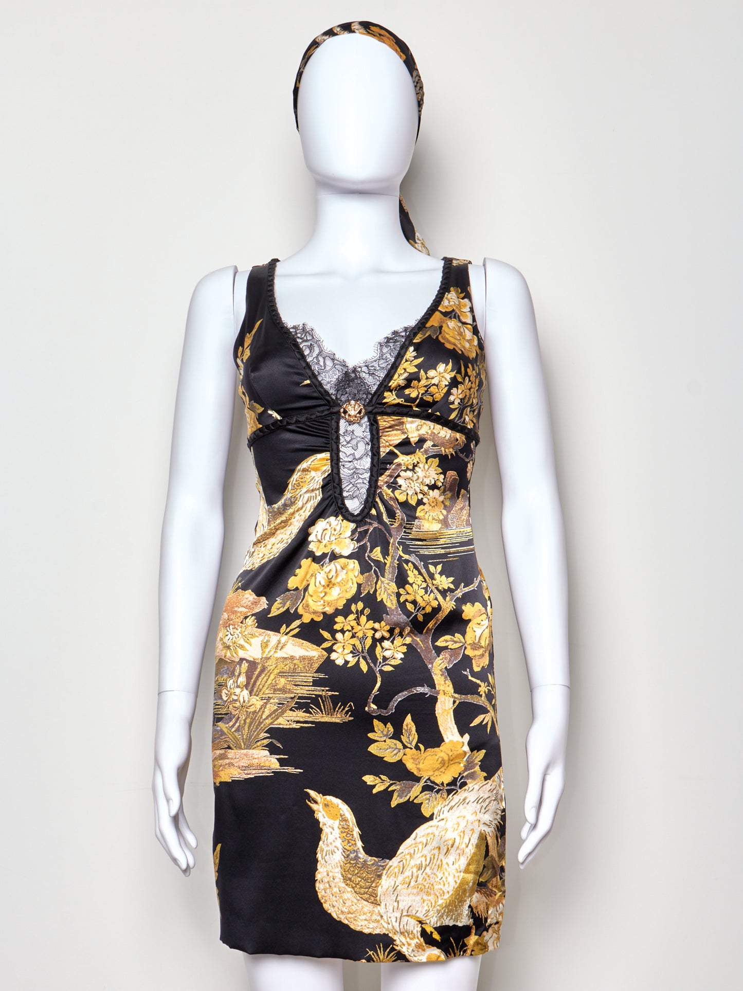 Fall 2006 Floral Mini Dress & Scarf Set