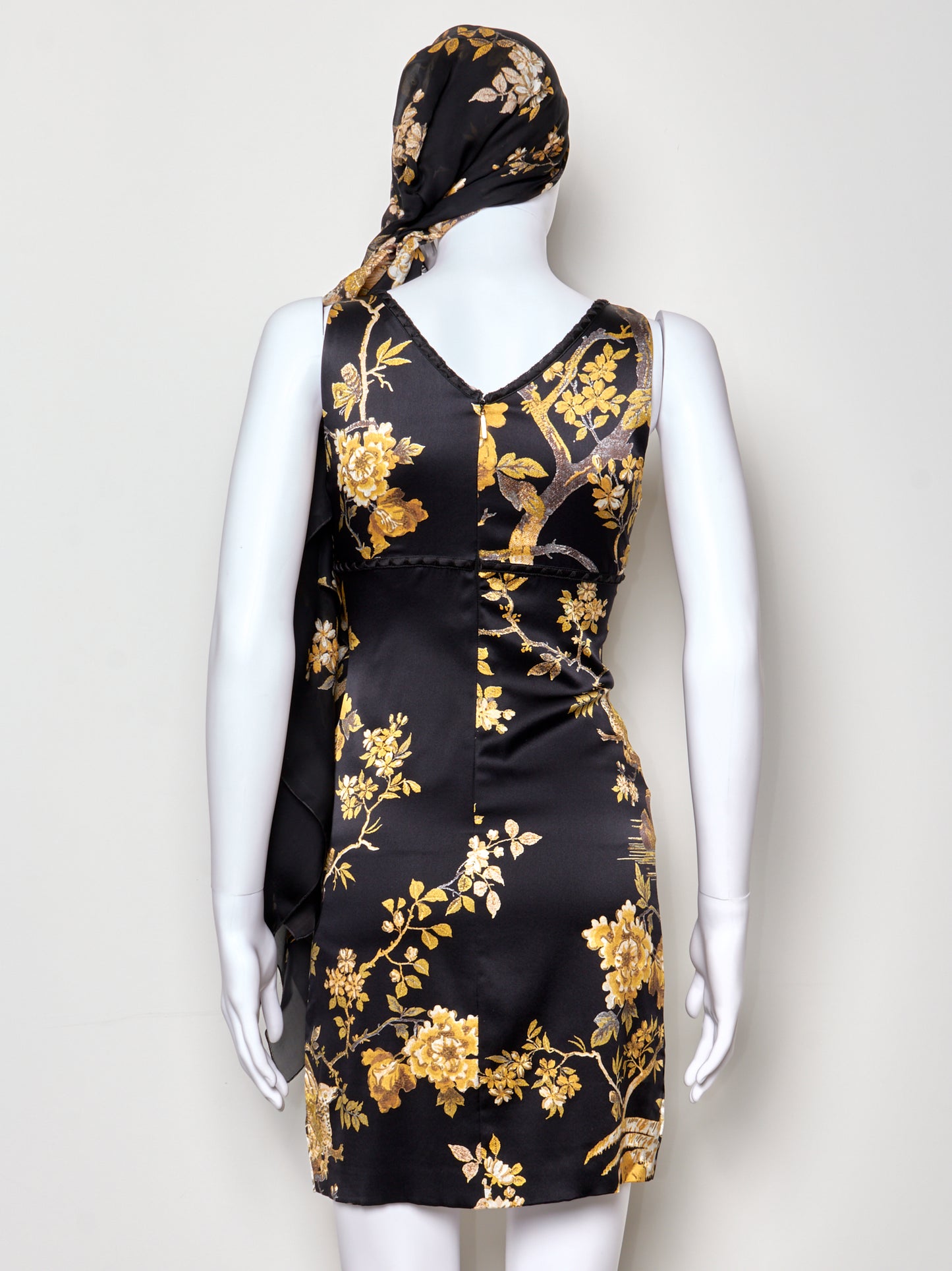 Fall 2006 Floral Mini Dress & Scarf Set