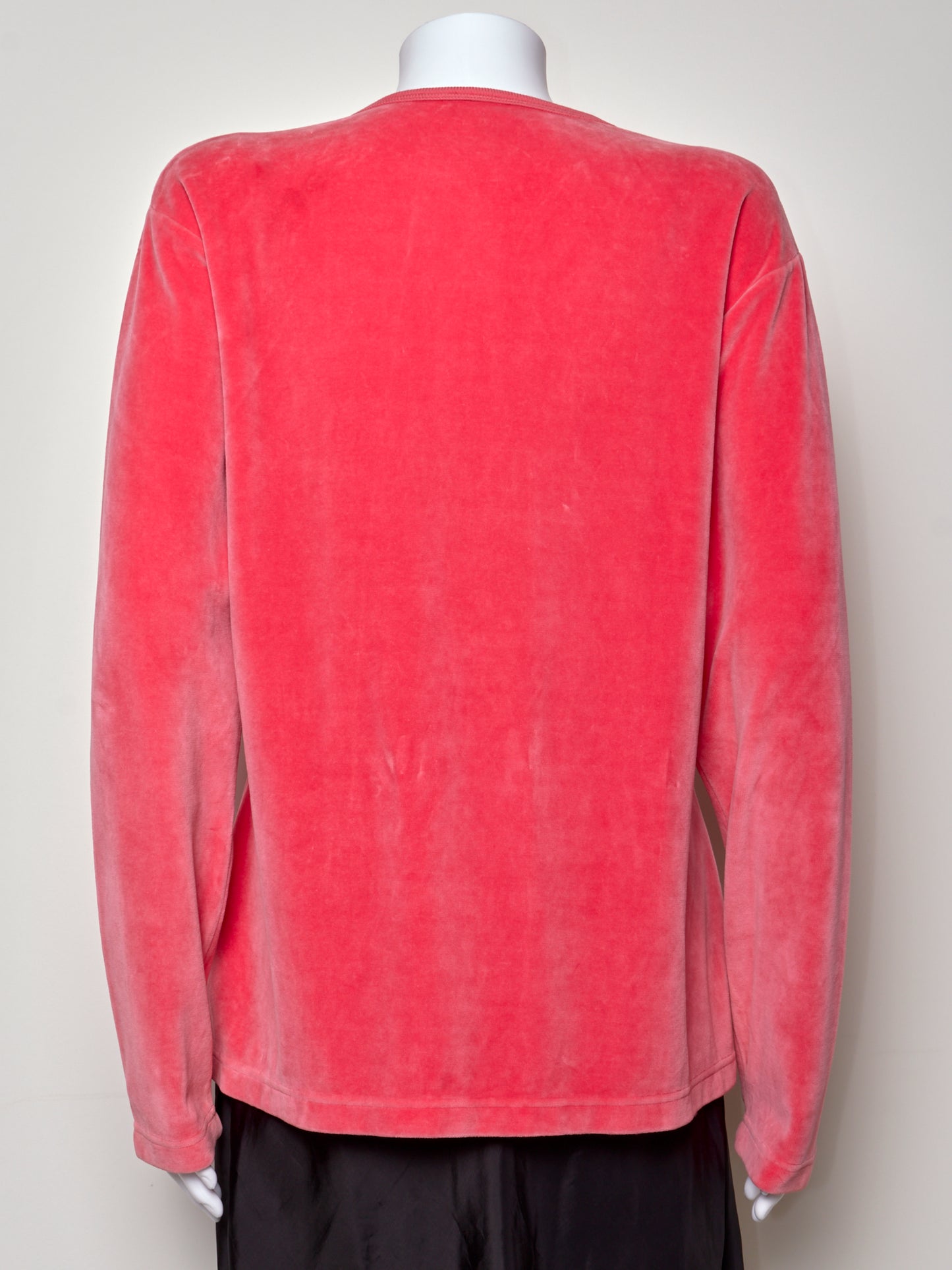 Fall 1994 Pink Velvet Cardigan