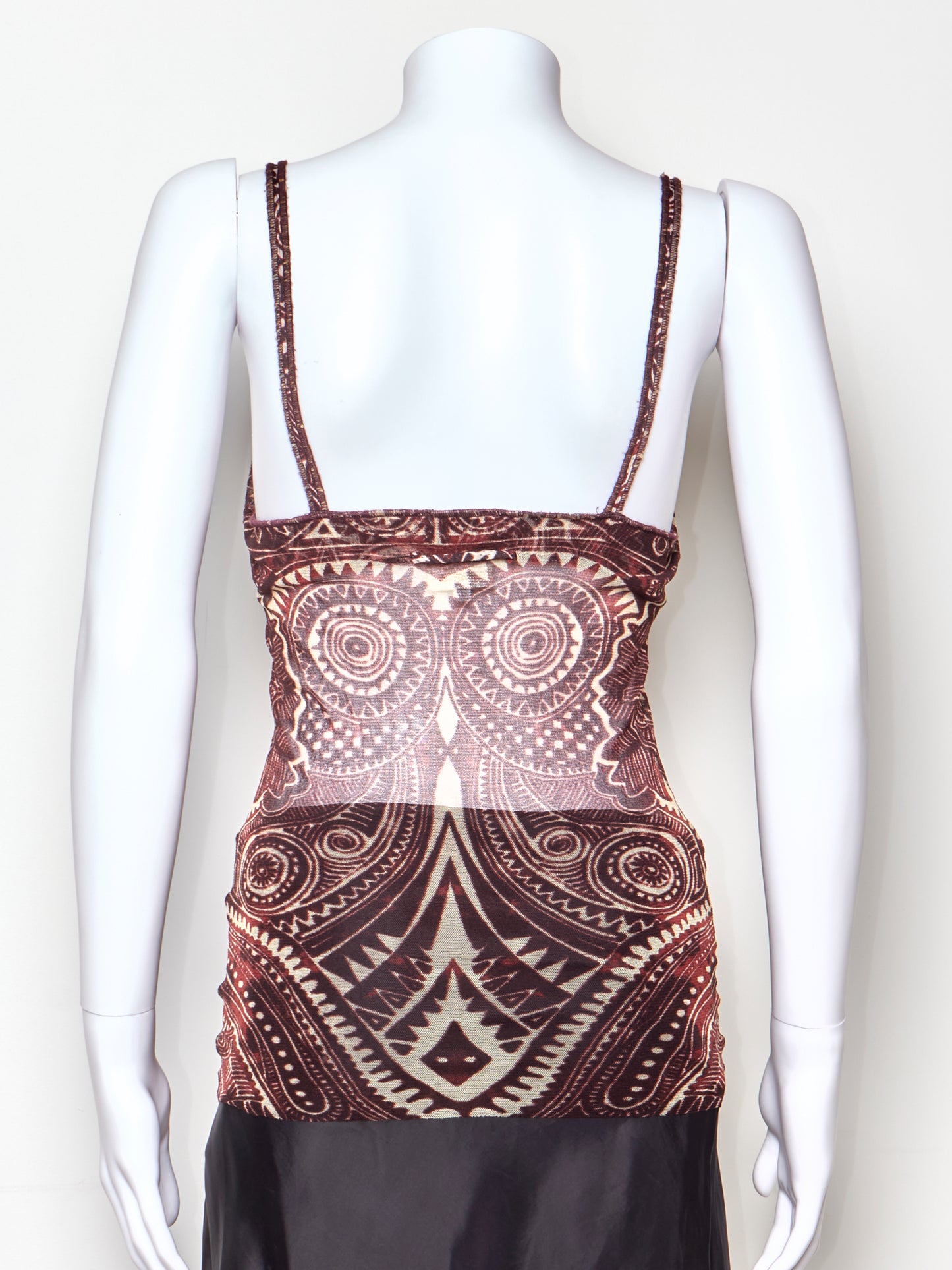 Spring 1996 Cyberbaba Mesh Tribal Bustier Top