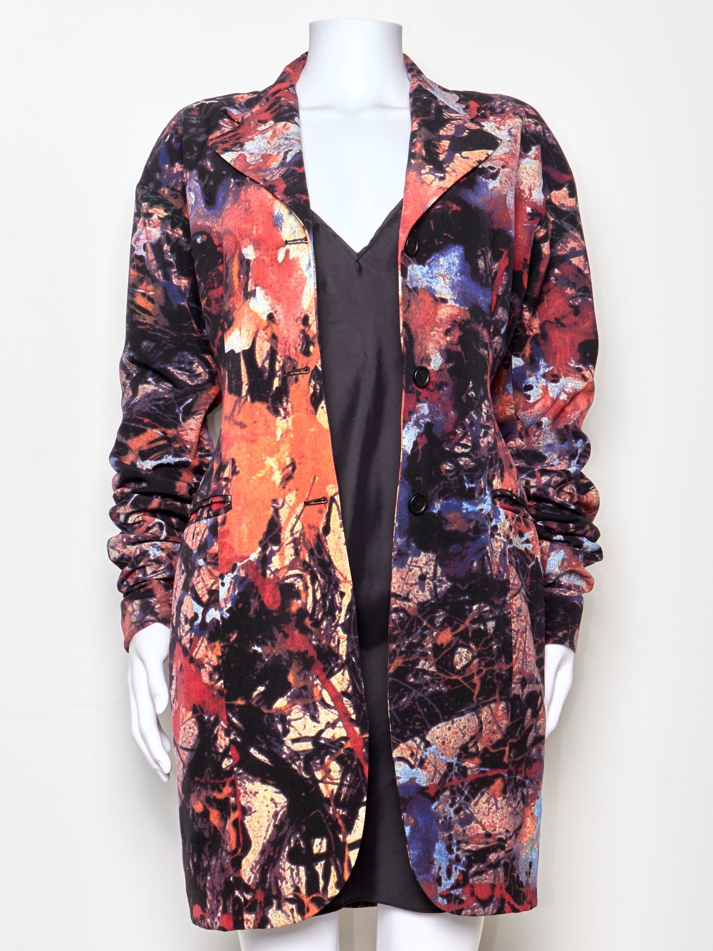 90s Printed Blazer/Dress