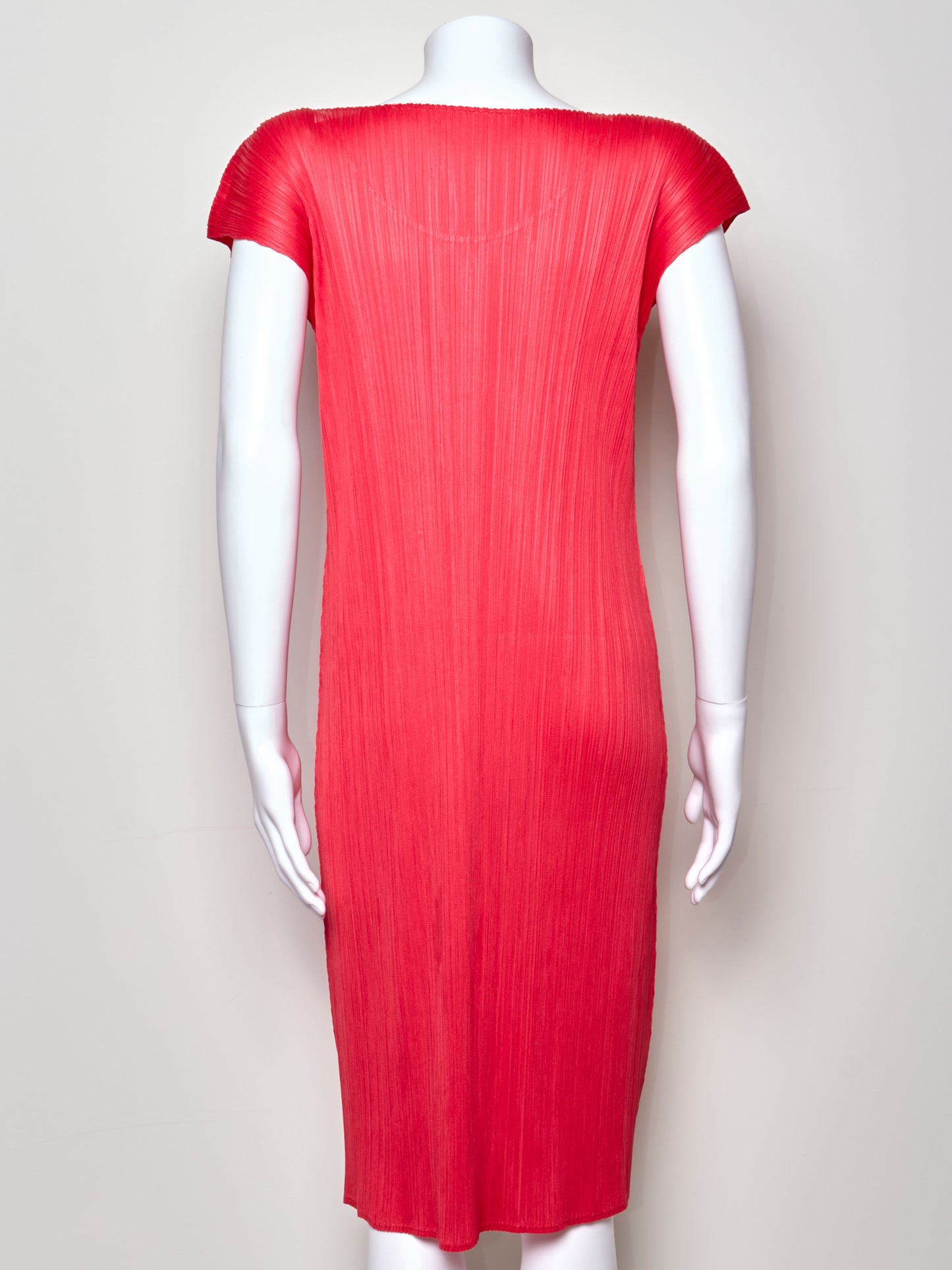 Pleats Please Red Dress