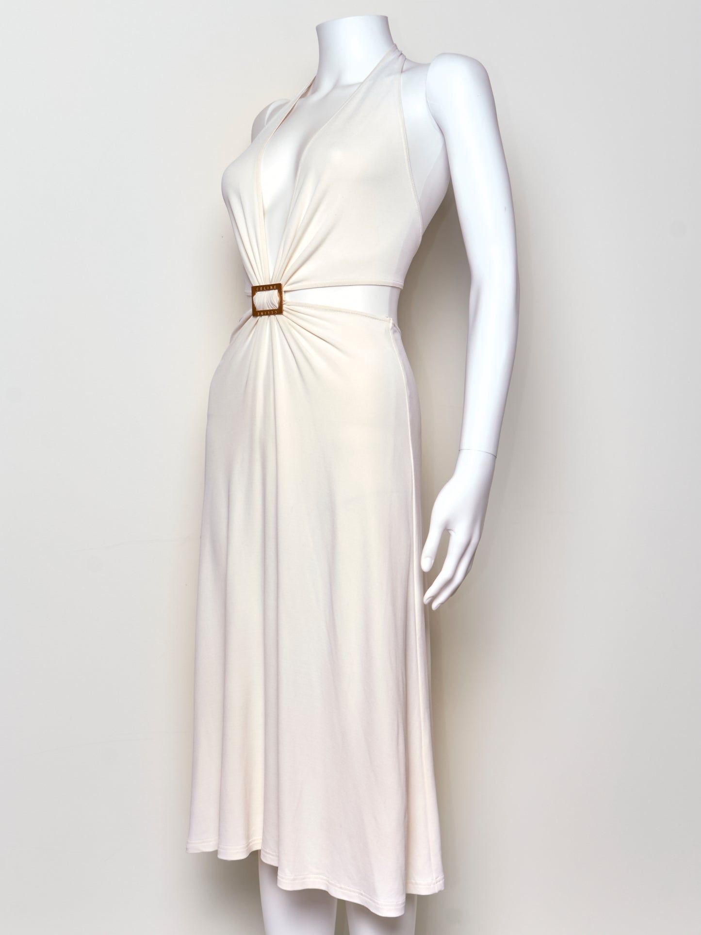 Vintage White Midi Dress