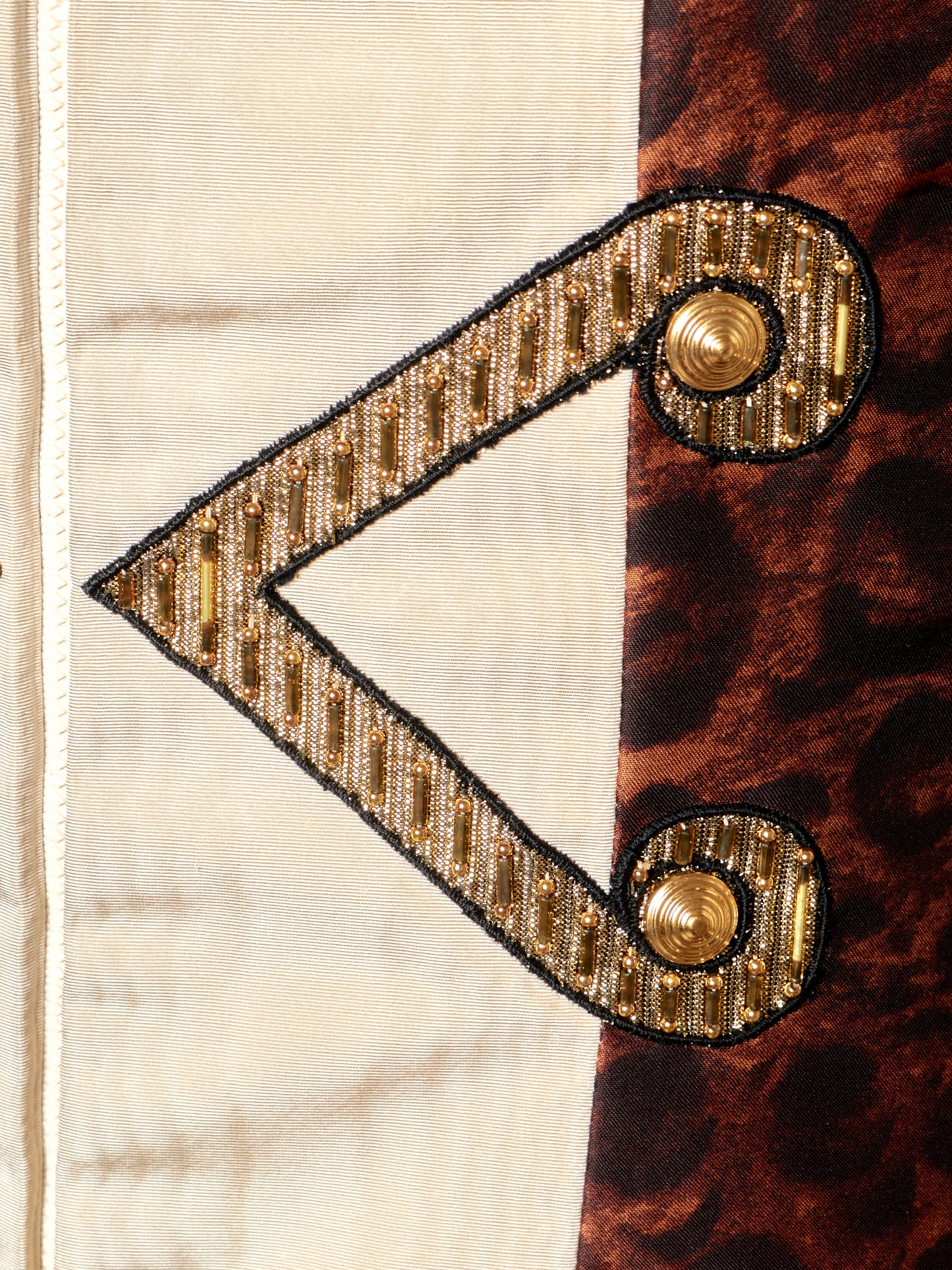 Spring 1992 Animal Print Embellished Jacket