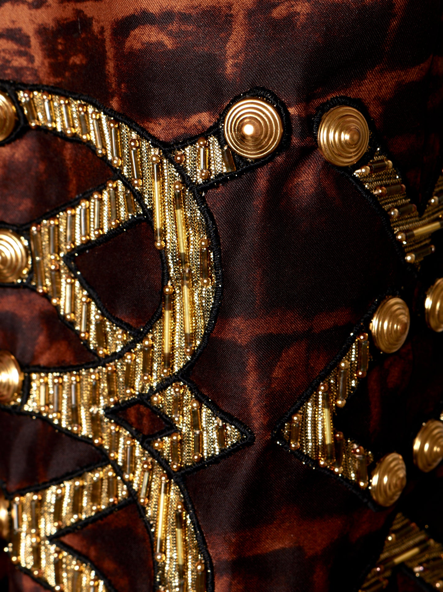 Spring 1992 Animal Print Embellished Jacket