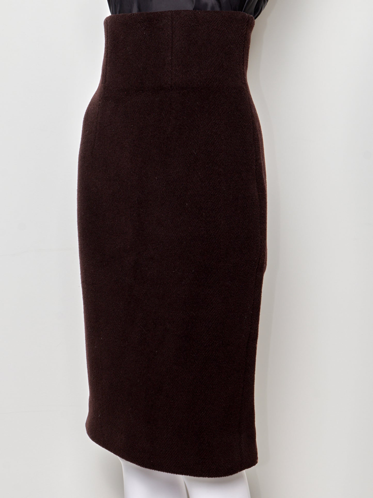 Brown 90s High Waist Skirt
