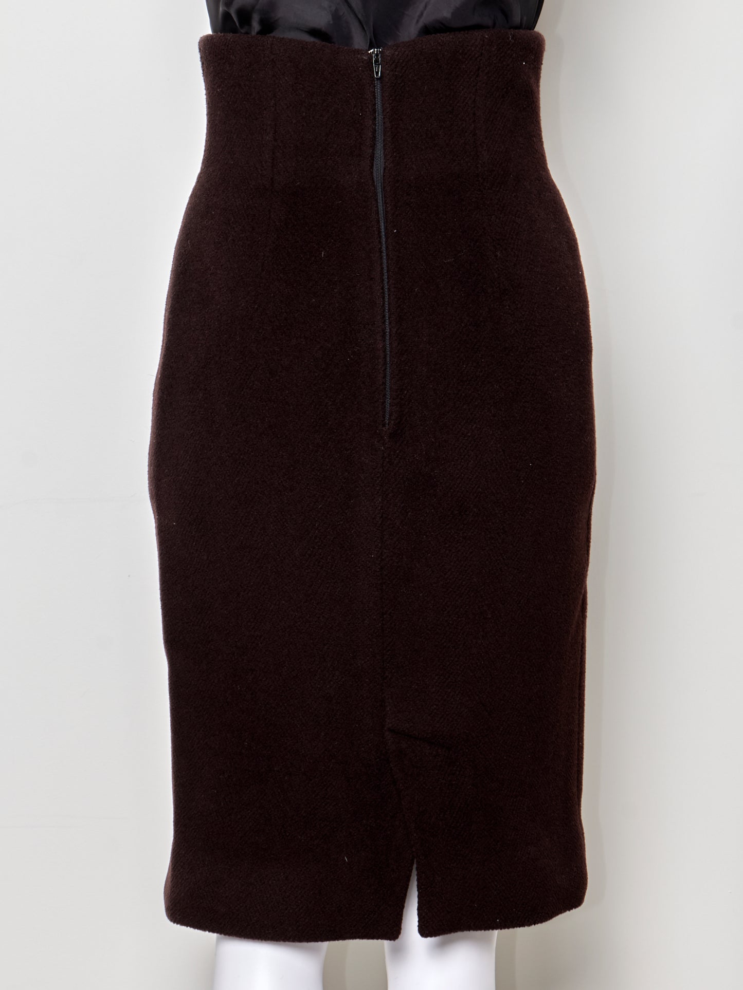 Brown 90s High Waist Skirt