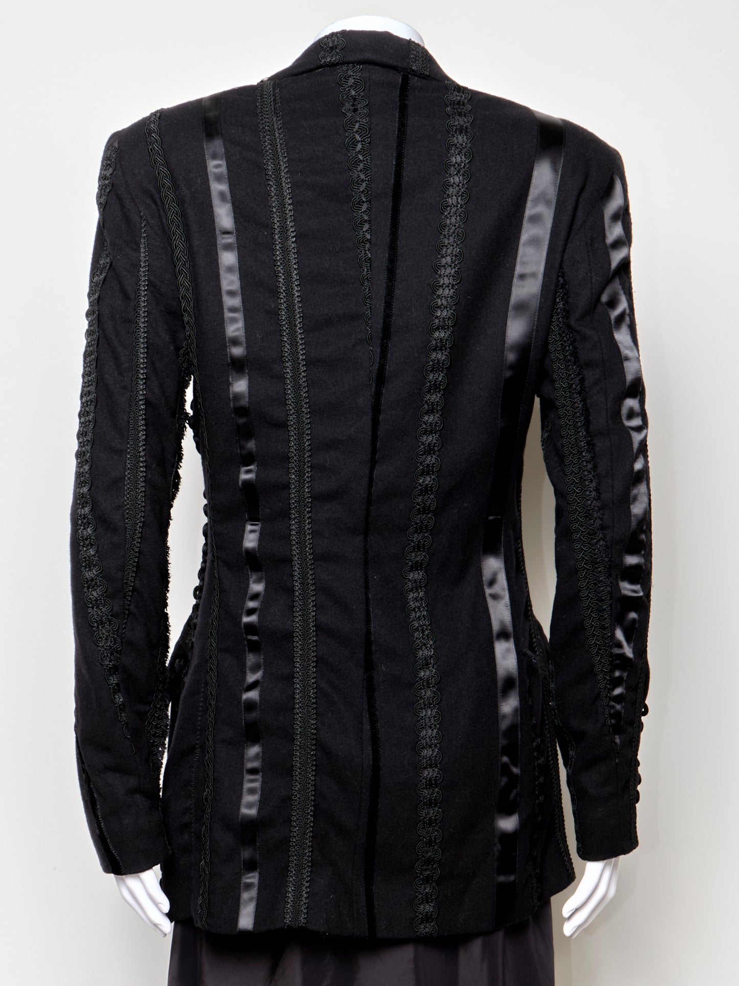 1993 Embroidered Black Blazer
