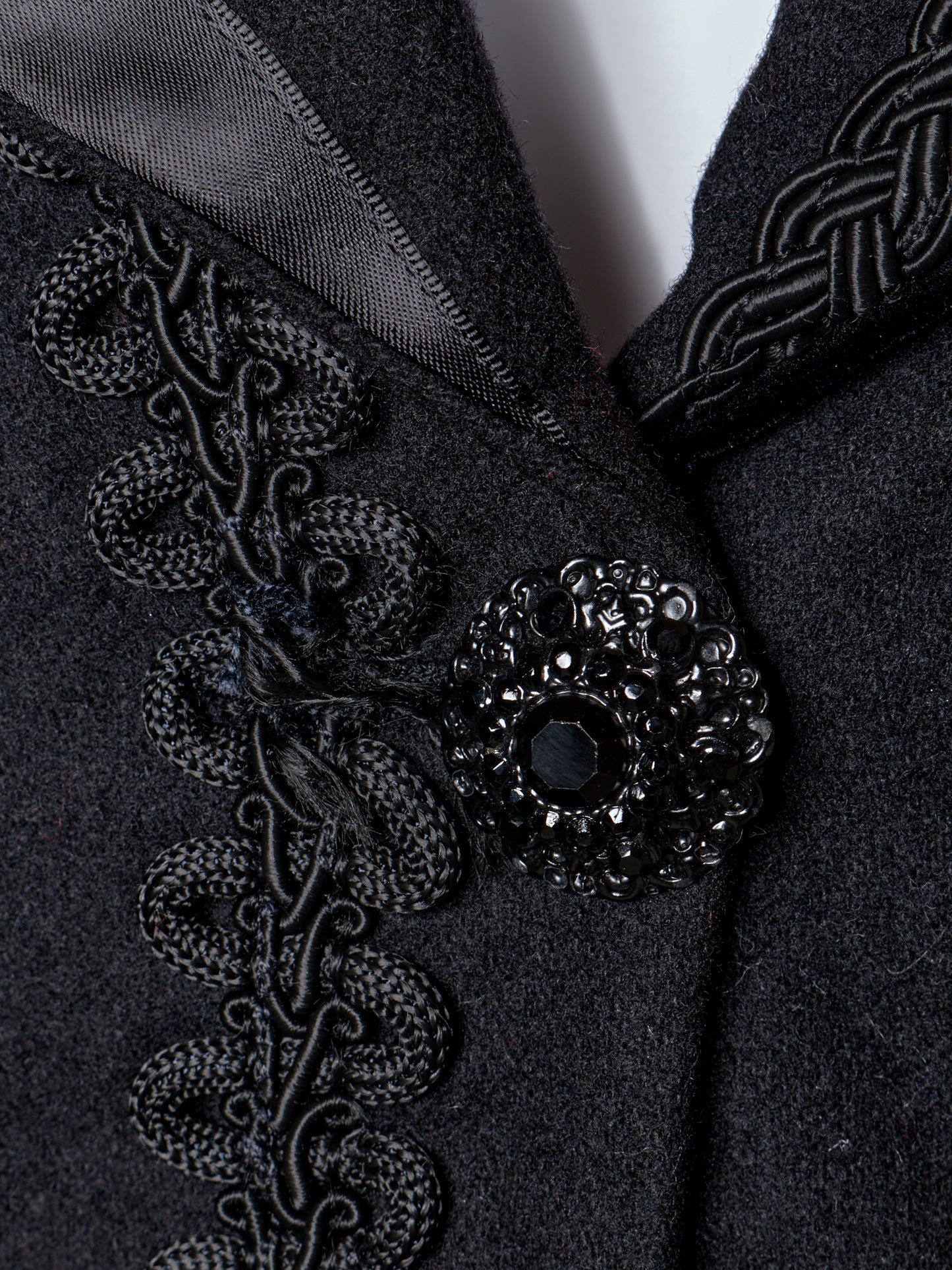 1993 Embroidered Black Blazer