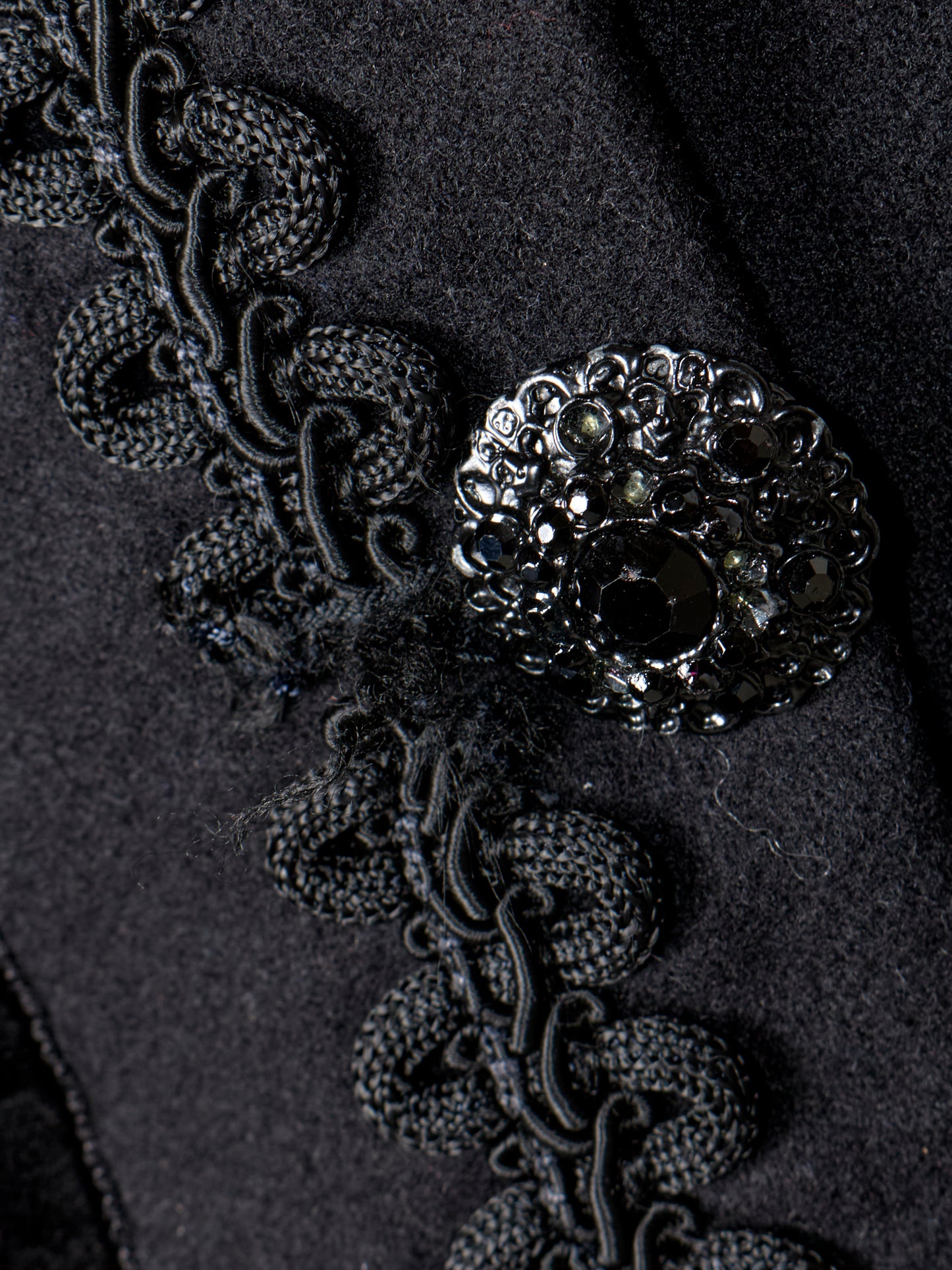 1993 Embroidered Black Blazer