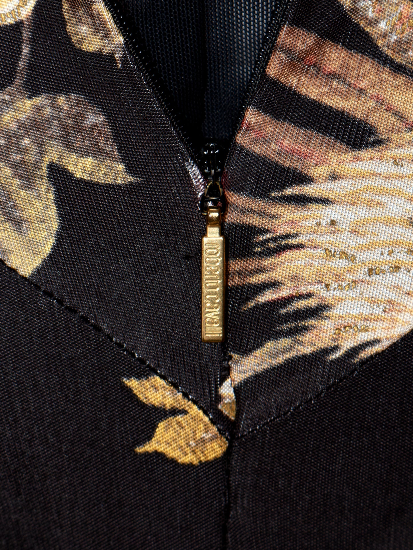 Spring 2006 Corset Floral Gold Print Dress