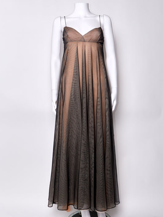 Fall 1998 Brown Tulle Dress
