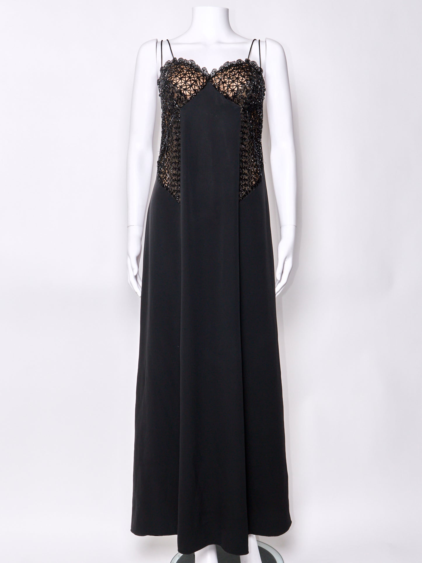 Fall 1998 Black Beaded Dress