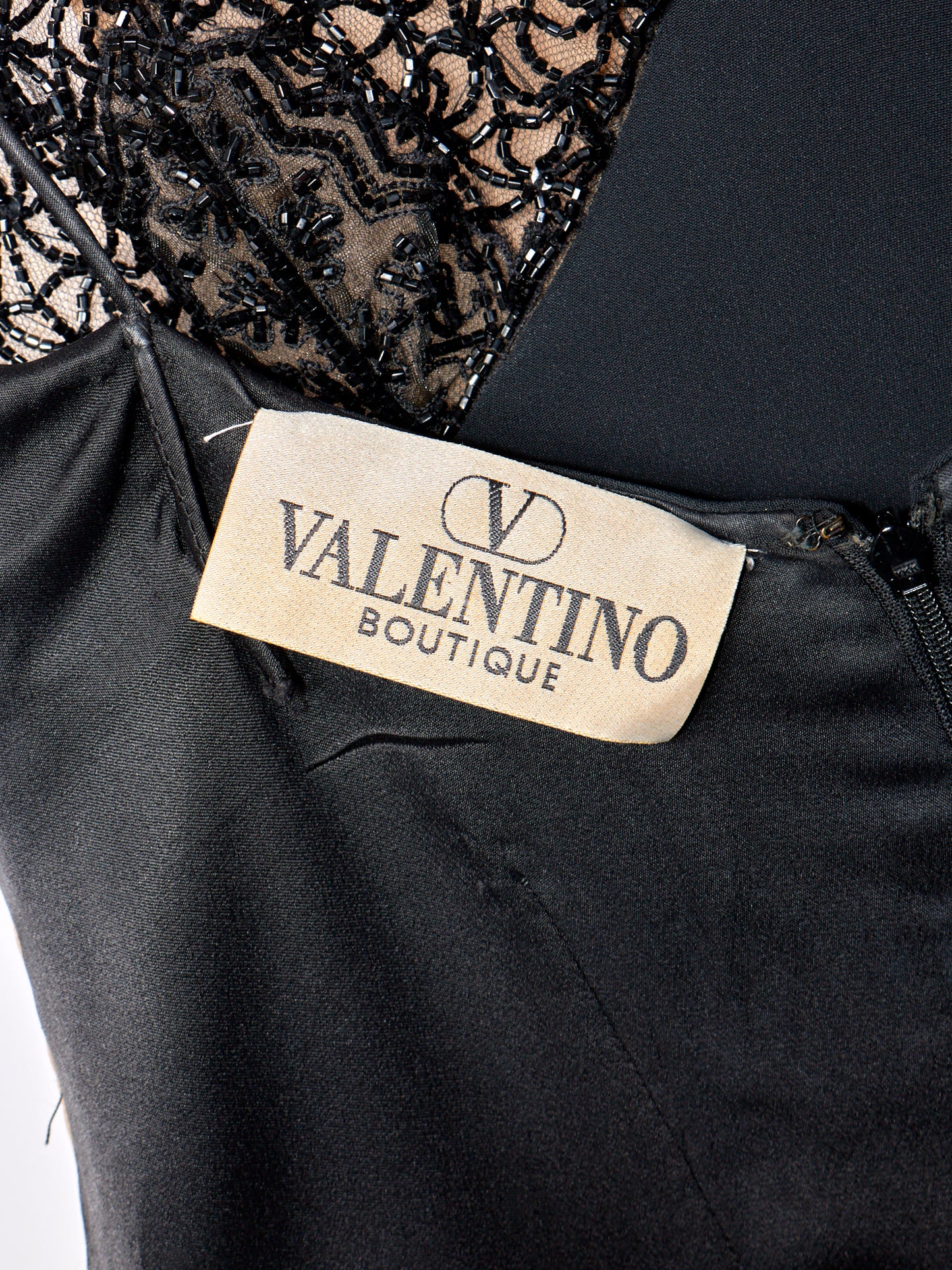 Fall 1998 Black Beaded Dress