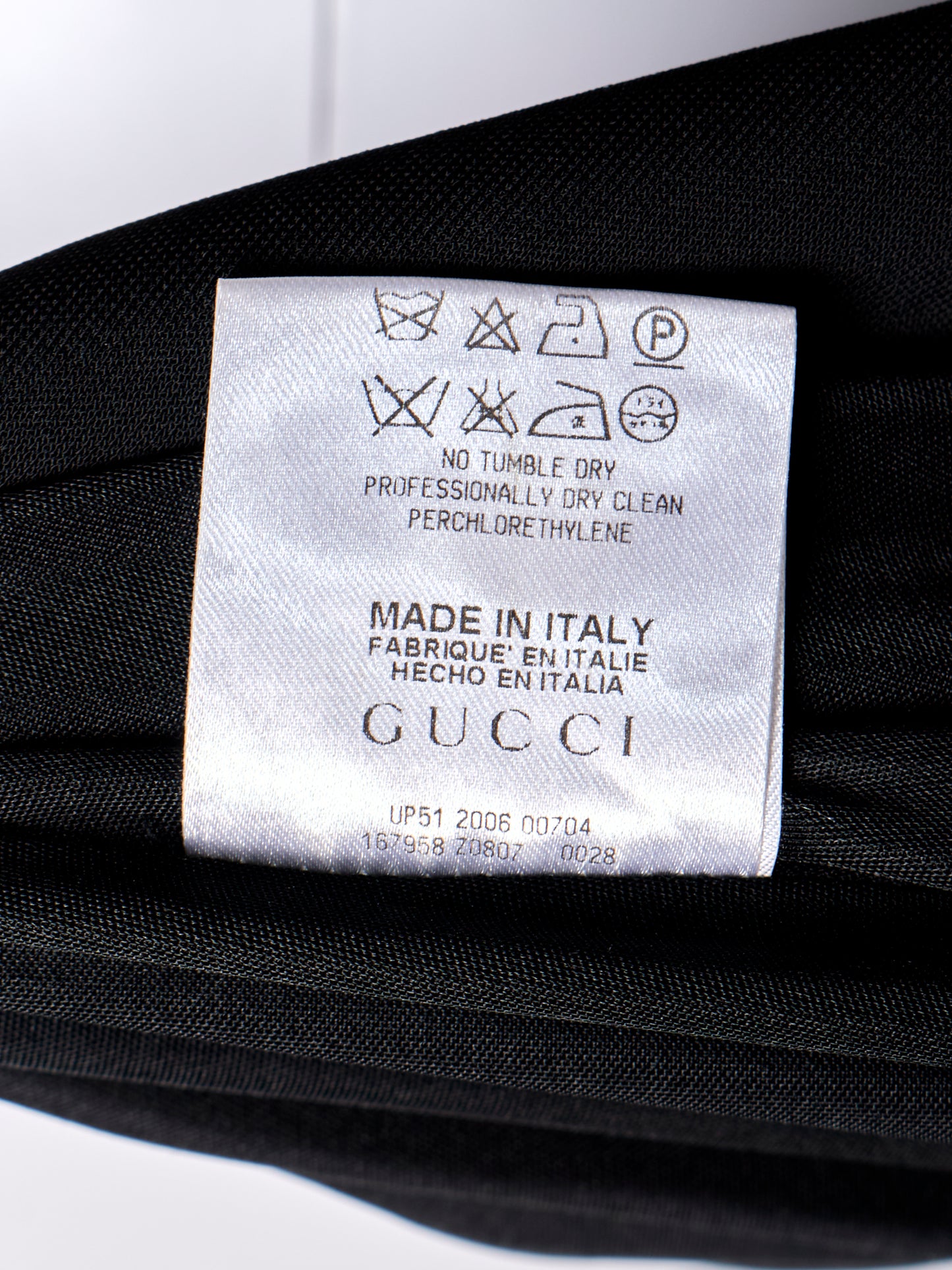 2006 Gold Chain Black Dress