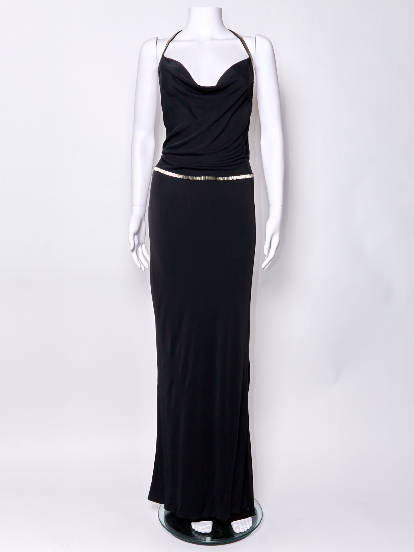 2010 Black Beaded Dress