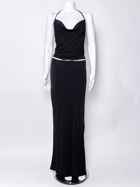2010 Black Beaded Dress