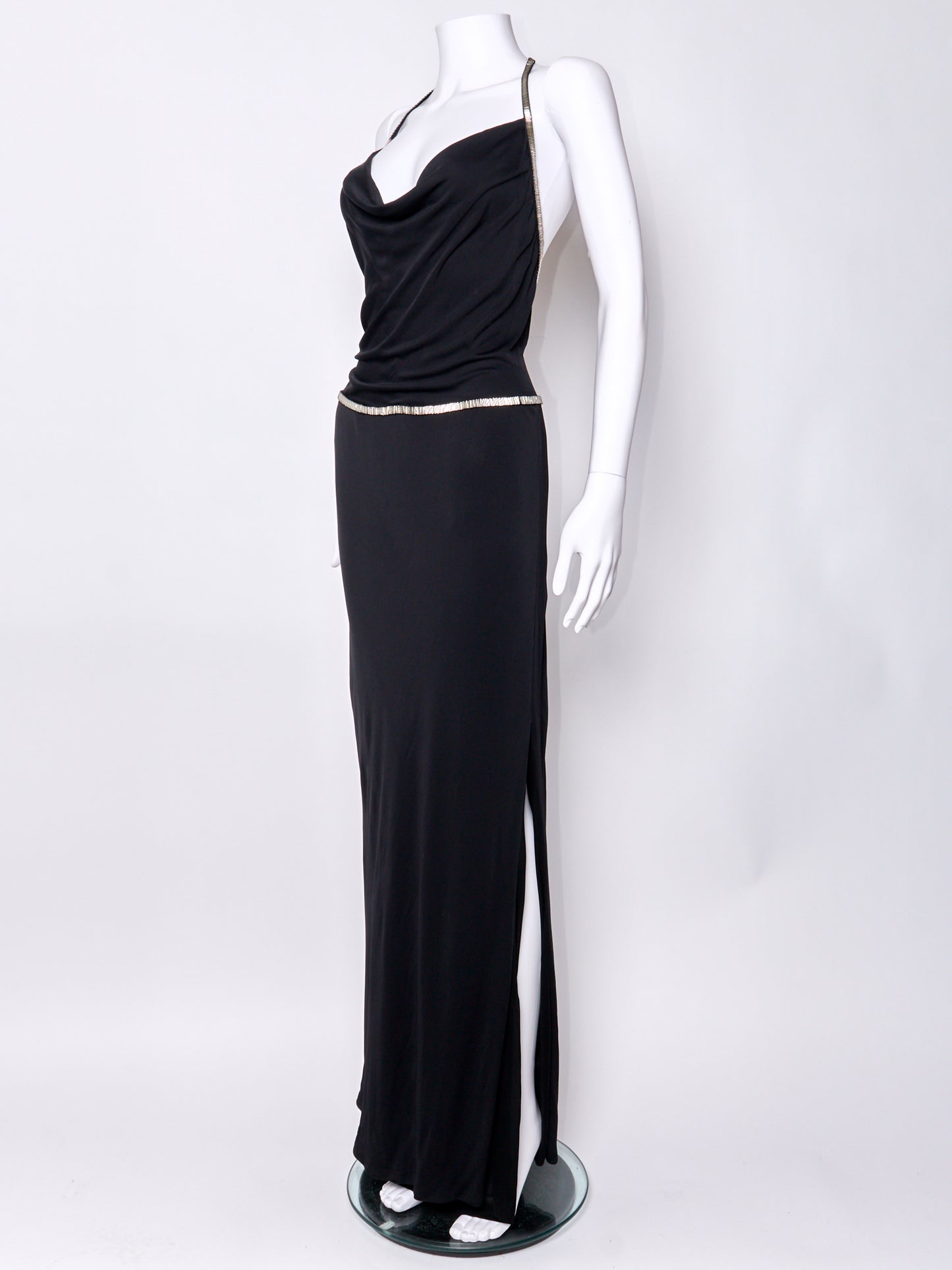 2010 Black Beaded Dress