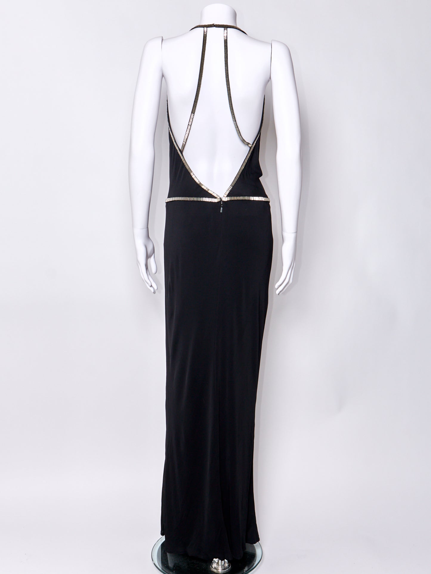 2010 Black Beaded Dress