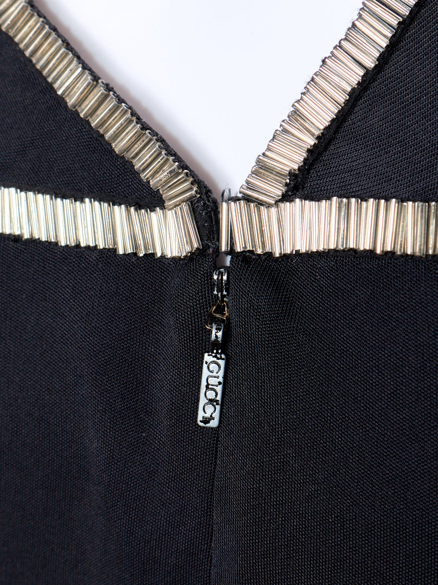 2010 Black Beaded Dress