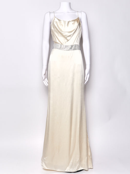 2005 White Embellished Gown