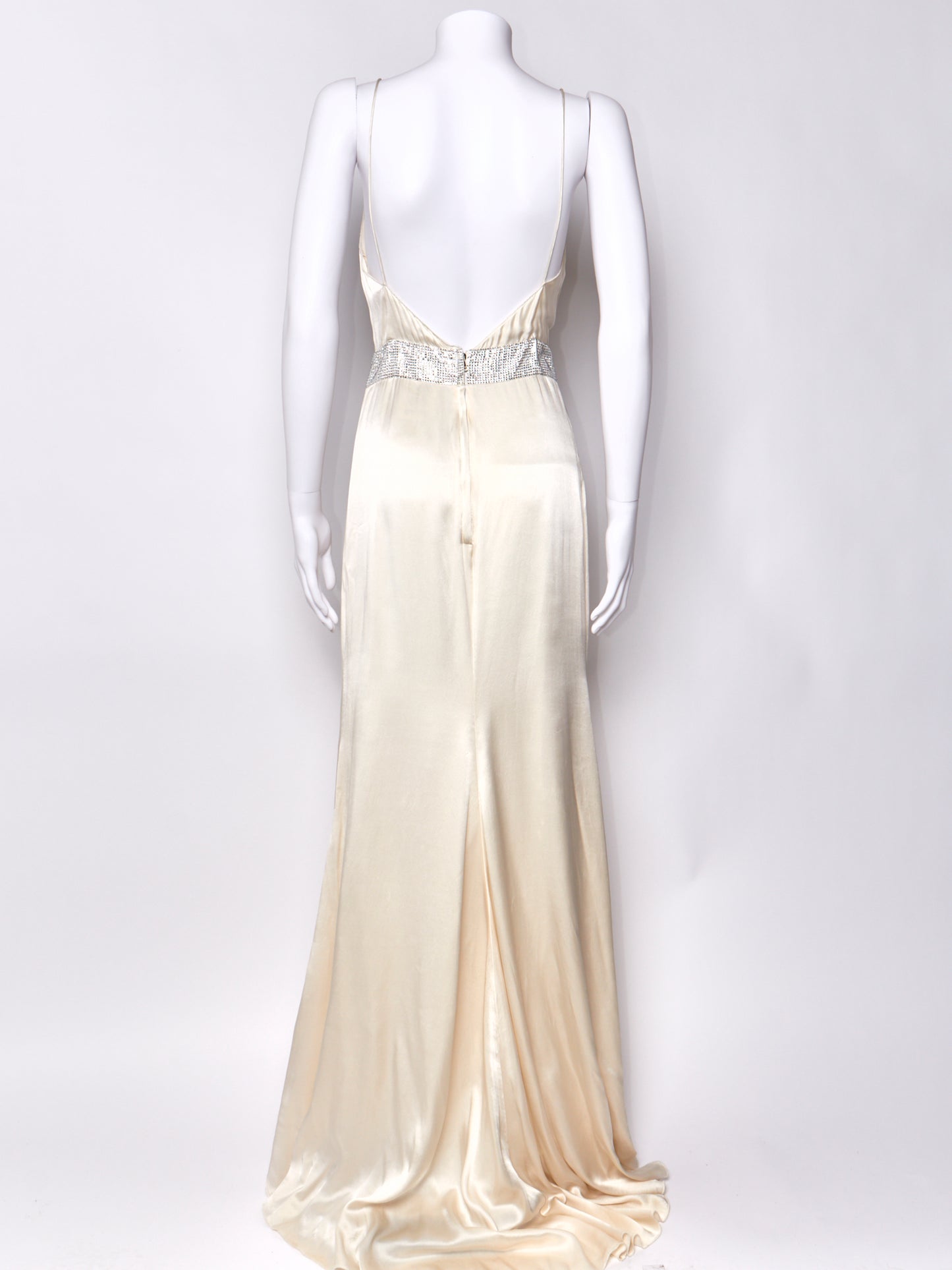 2005 White Embellished Gown