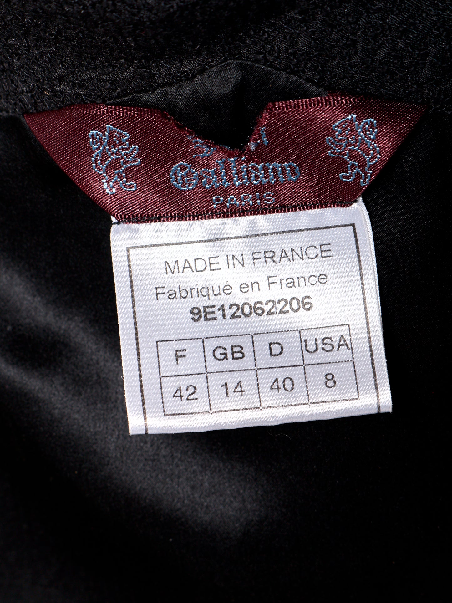 John Galliano 1999 Black Midi Dress