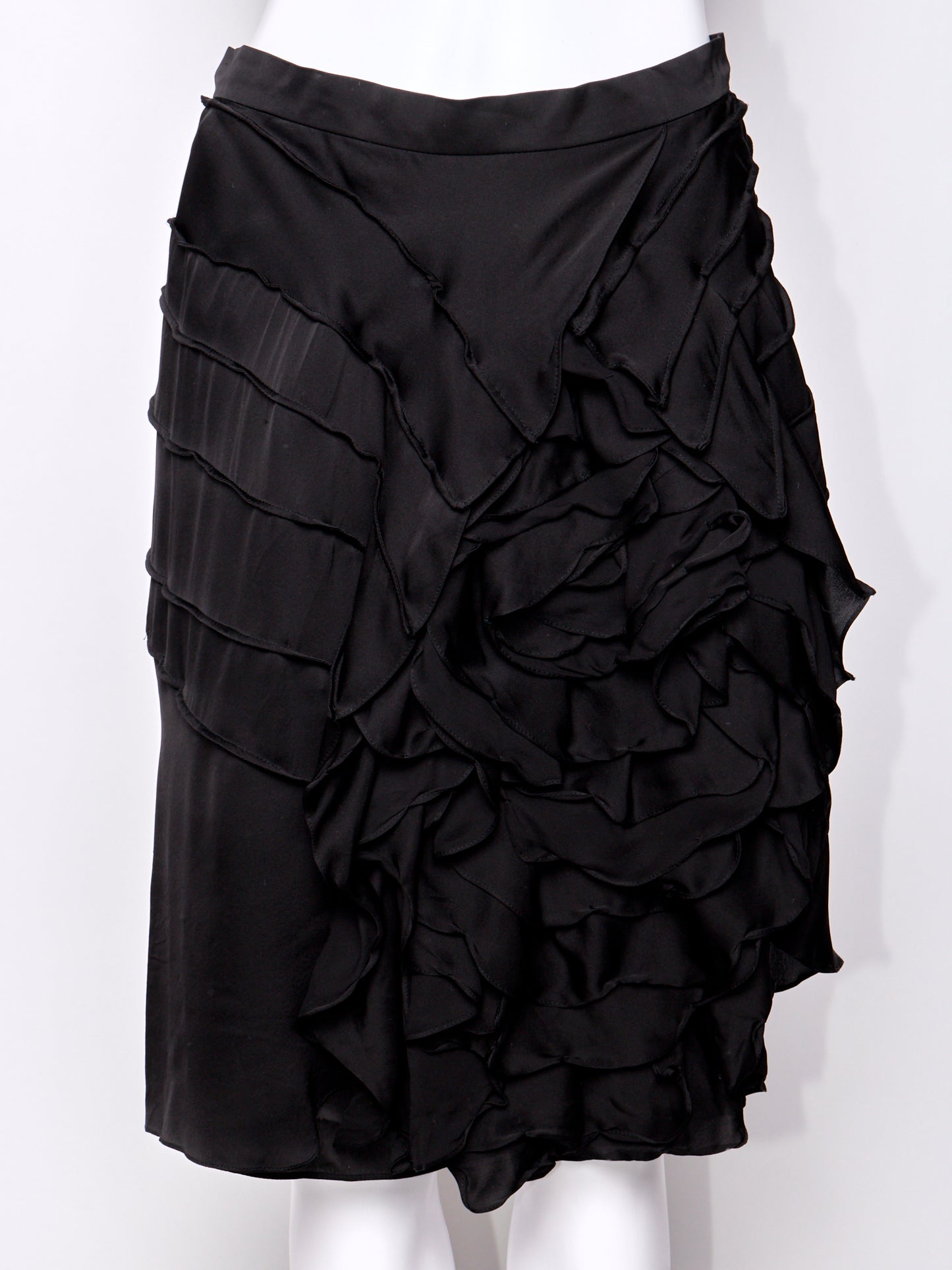 2003 Embroidered Flower Silk Skirt