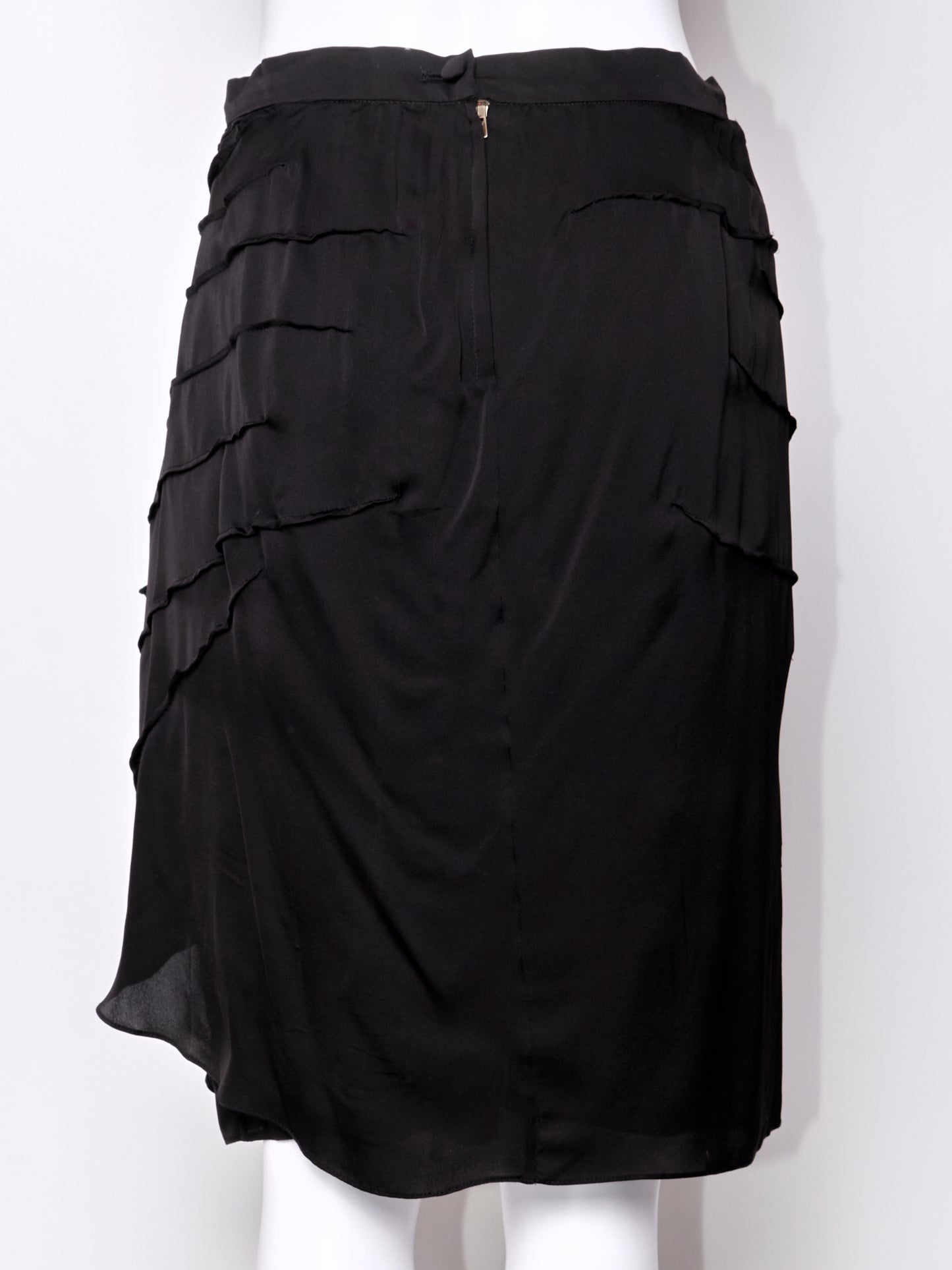 2003 Embroidered Flower Silk Skirt