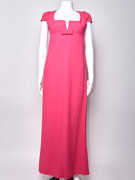 1997 Pink Bow Maxi Dress